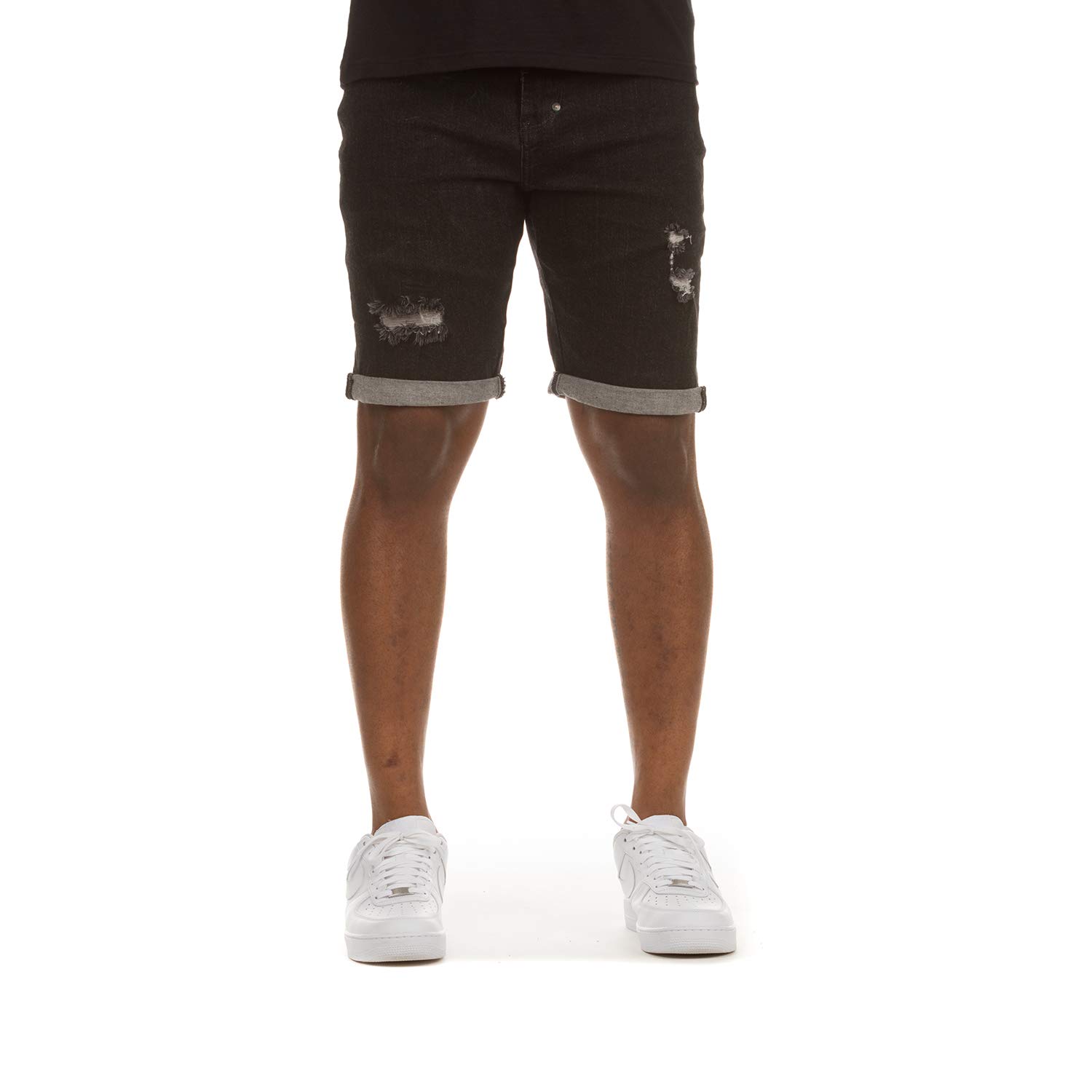 Akoo Men's Kenya Jean Shorts - Classic Denim Shorts for Summer, Beach, Workout & Casual Wear | Comfortable & Stylish for Outdoor Activities, Travel & Everyday Use