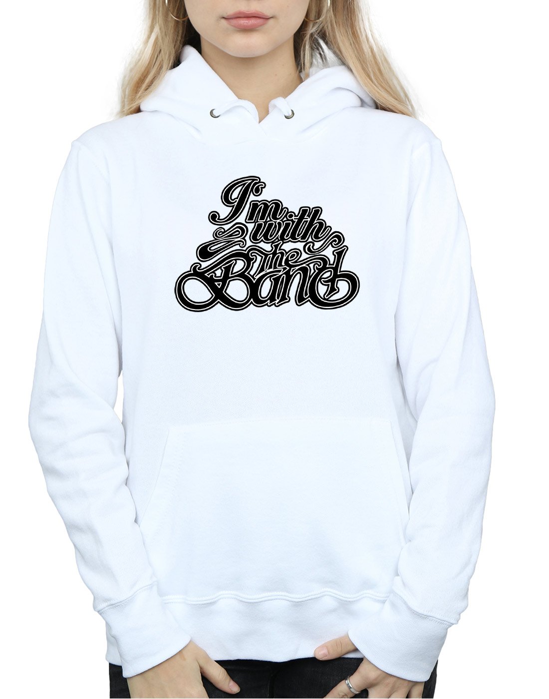 Women's 'I'm With The Band' Hoodie - Soft Pullover Sweatshirt for Music Lovers & Concert Goers | Perfect for Casual Wear, Gifts & Fan Merchandise
