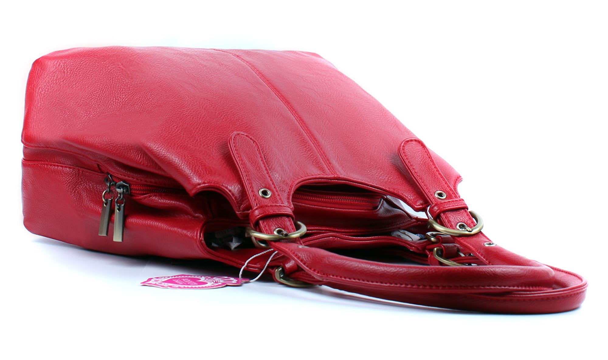 AOSSTA Women's Large Tote Bag - Soft Leather Hobo Shoulder Bag with Multiple Pockets & Adjustable Long Strap - Stylish Crossbody Handbag for Work, Travel & Everyday Use
