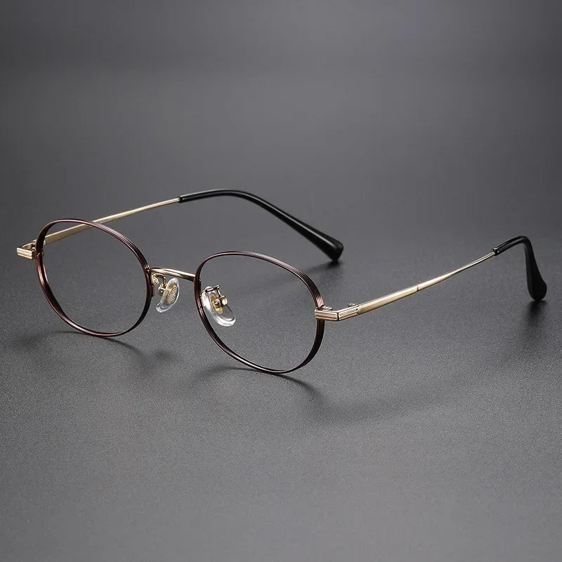 Aror Women's Full Rim Small Oval Titanium Eyeglasses 45015 - Lightweight & Durable Eyewear for Work, Reading & Everyday Use