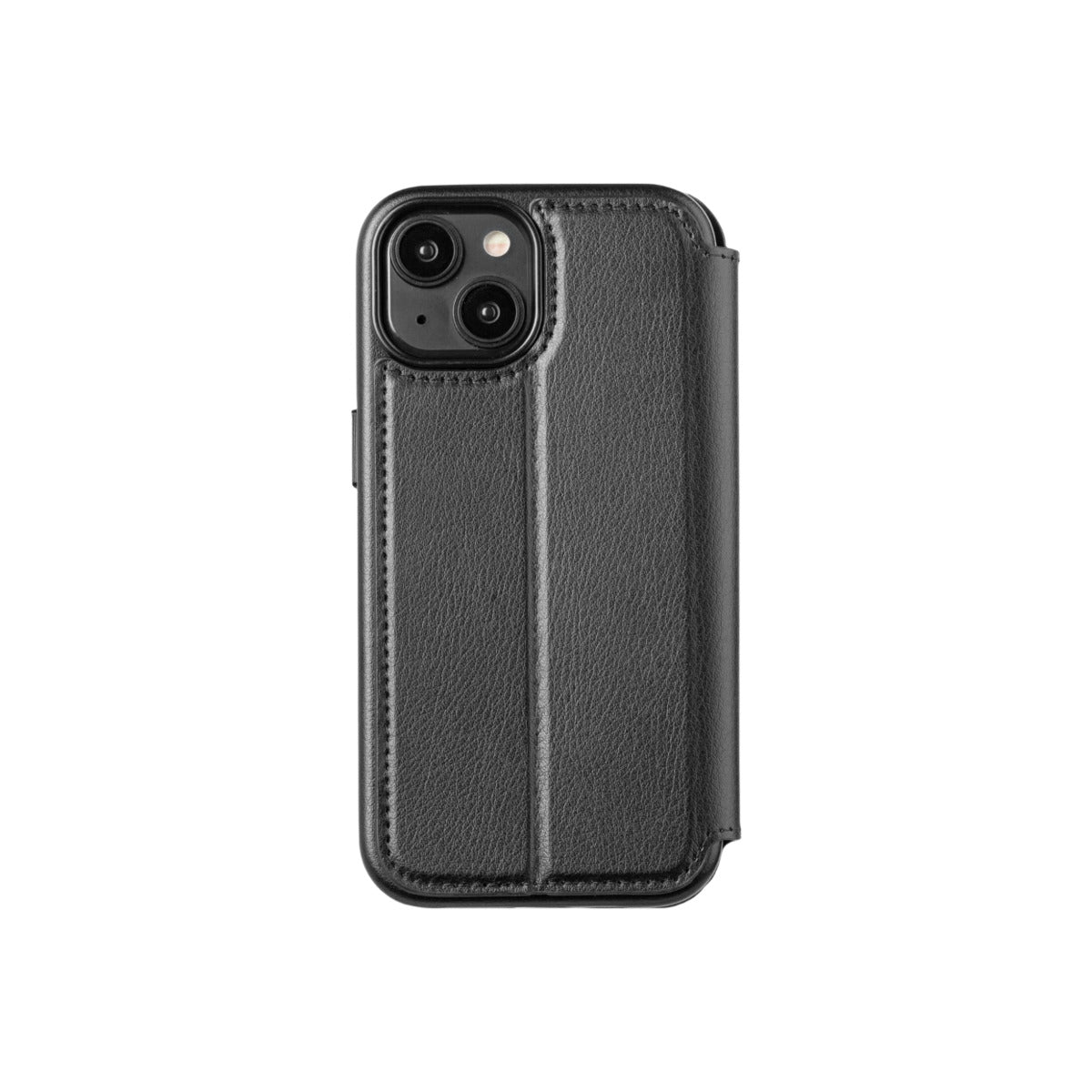 3sixT SlimFolio Case for iPhone 15 - Ultra Thin Protective Cover with Premium PU Leather - Perfect for Work, Travel & Everyday Use (Black)