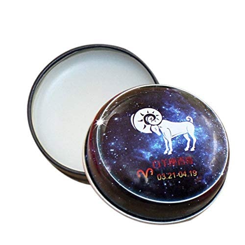 STORE99® Mini Solid Perfume Balm - Zodiac Fragrance for Men & Women, 12 Constellation Signs, Portable Tin Box Deodorant - Perfect for Travel, Gym, and Daily Use