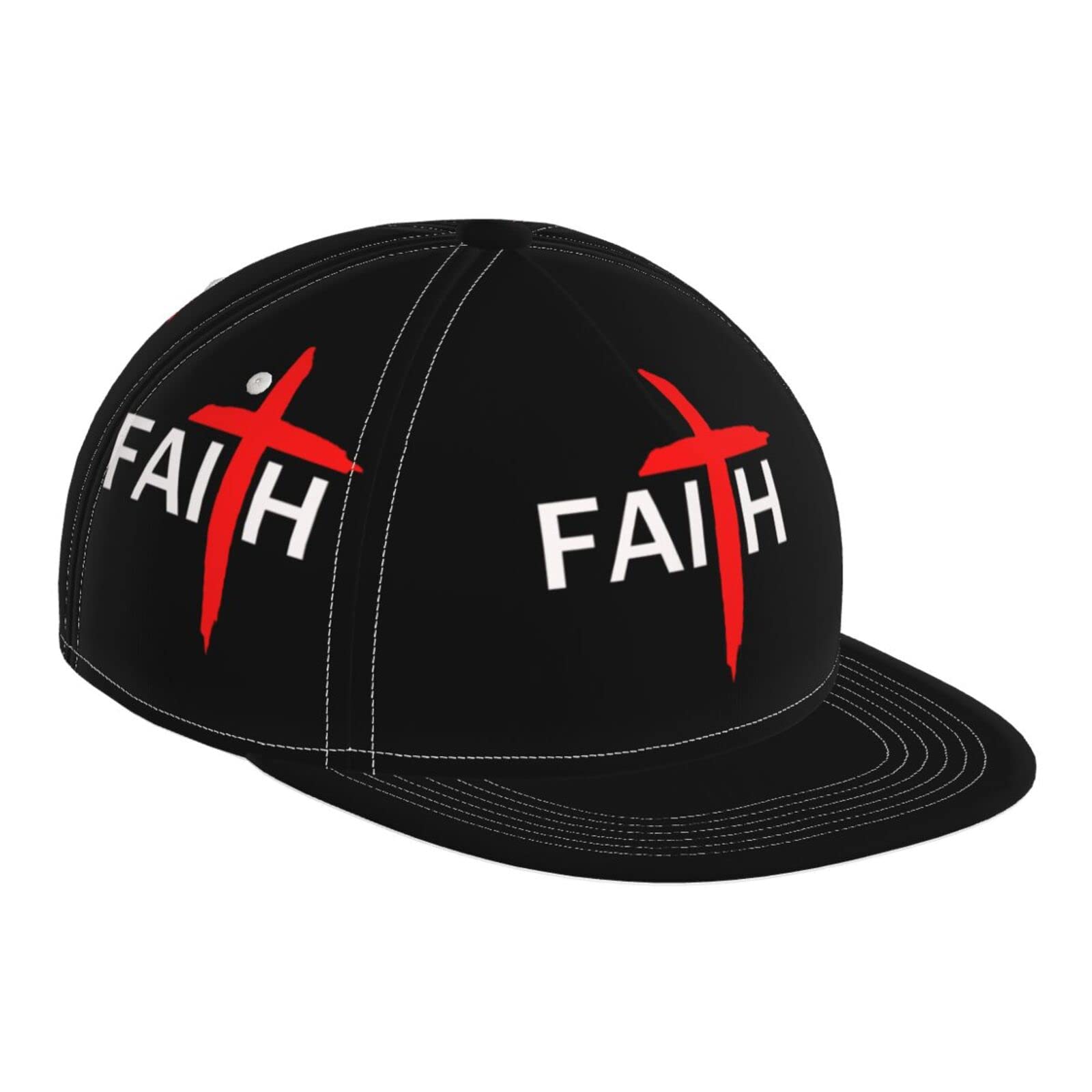 DARLEKS Flat Bill Brim Baseball Cap - Adjustable Hip Hop Trucker Hat for Men & Women - Stylish Snapback Hat for Streetwear, Hip Hop Fashion, and Outdoor Activities
