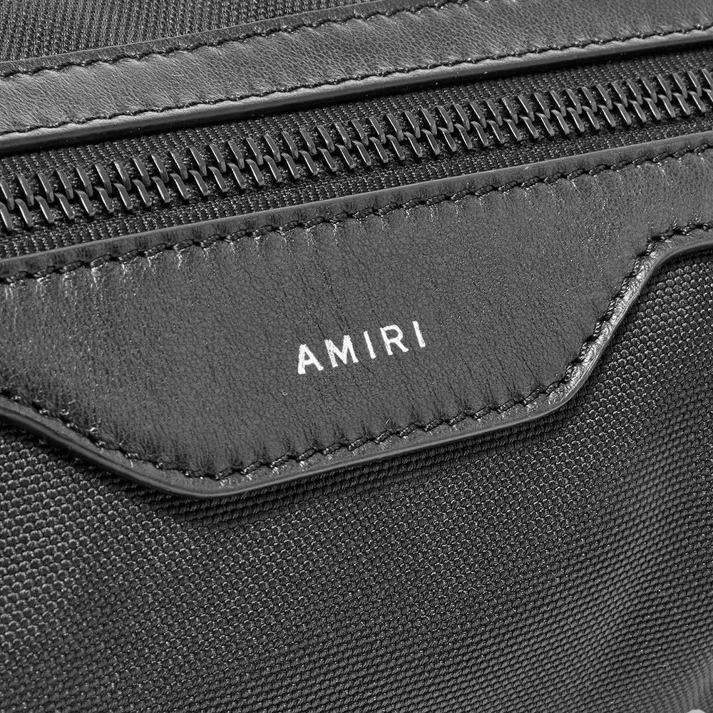 Amiri Logo Nylon Wash Bag - Travel Toiletry Organizer for Men & Women - Perfect for Gym, Vacation, and Business Trips