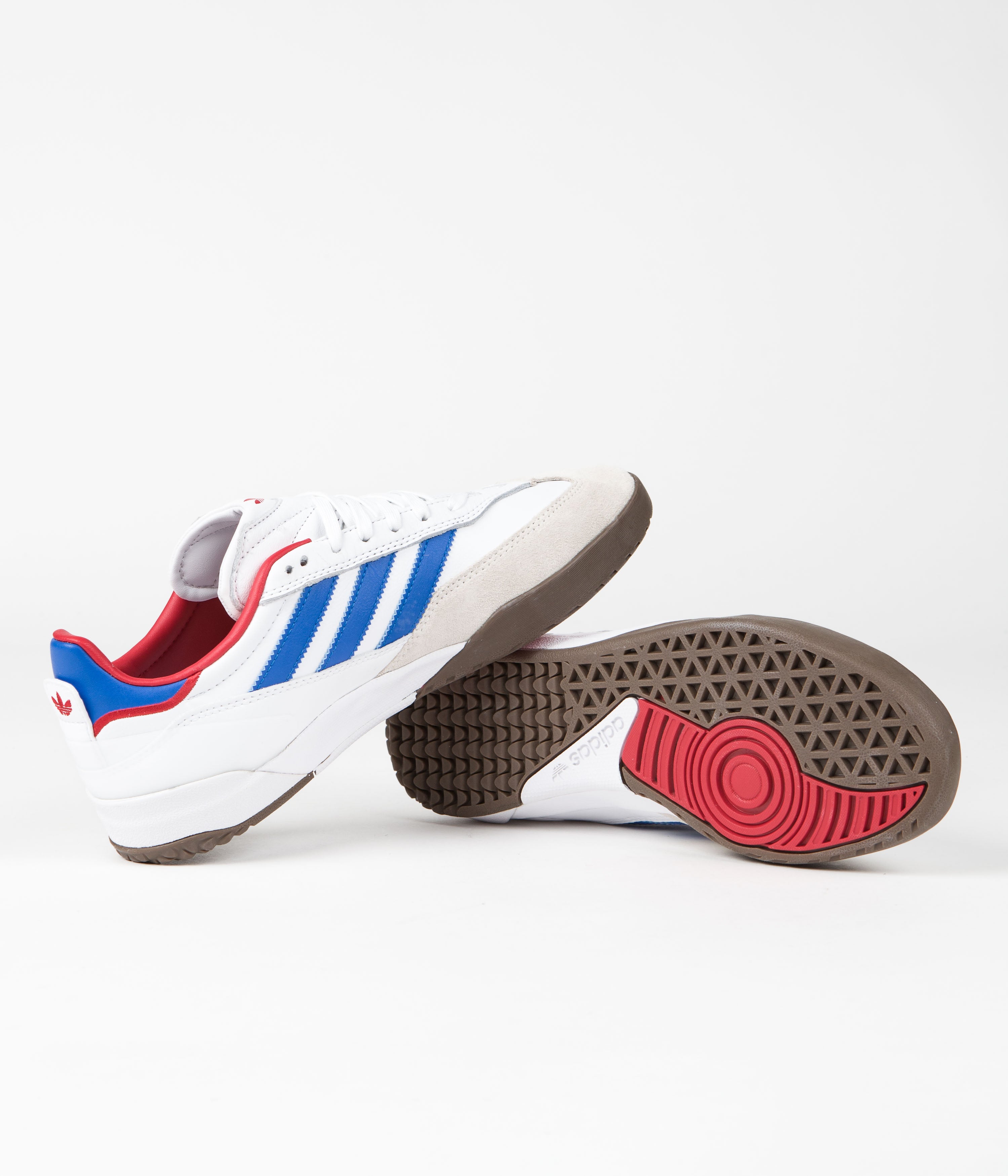 Adidas Copa Nationale Soccer Cleats - White/Bluebird/Scarlet - Lightweight Football Shoes for Men | Perfect for Turf & Grass Fields, Training & Matches