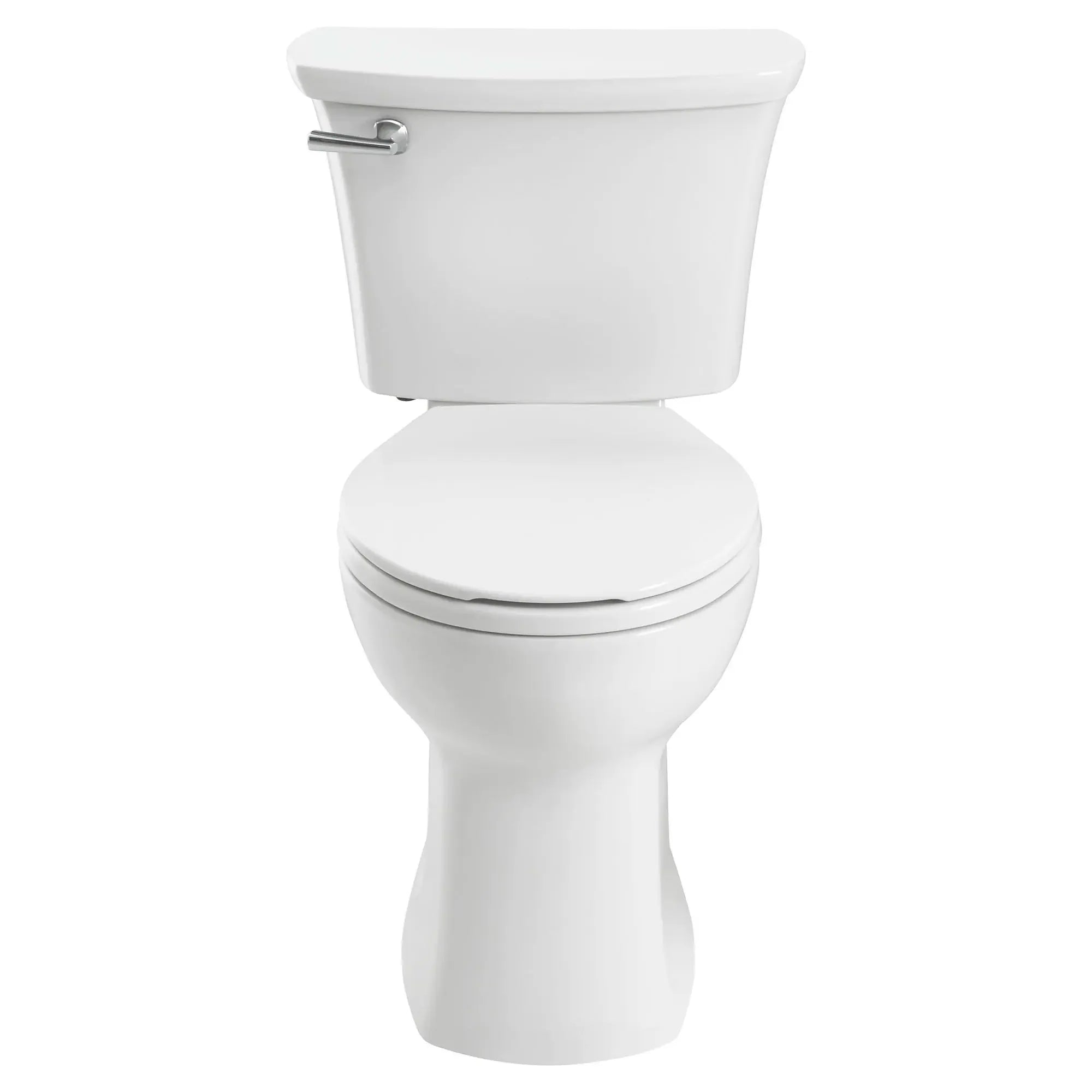 Edgemere® Two Piece 1.28 GPF/4.8 LPF Round Front Toilet - Water Efficient, Comfort Height, Seat Not Included | Perfect for Small Bathrooms & Modern Homes