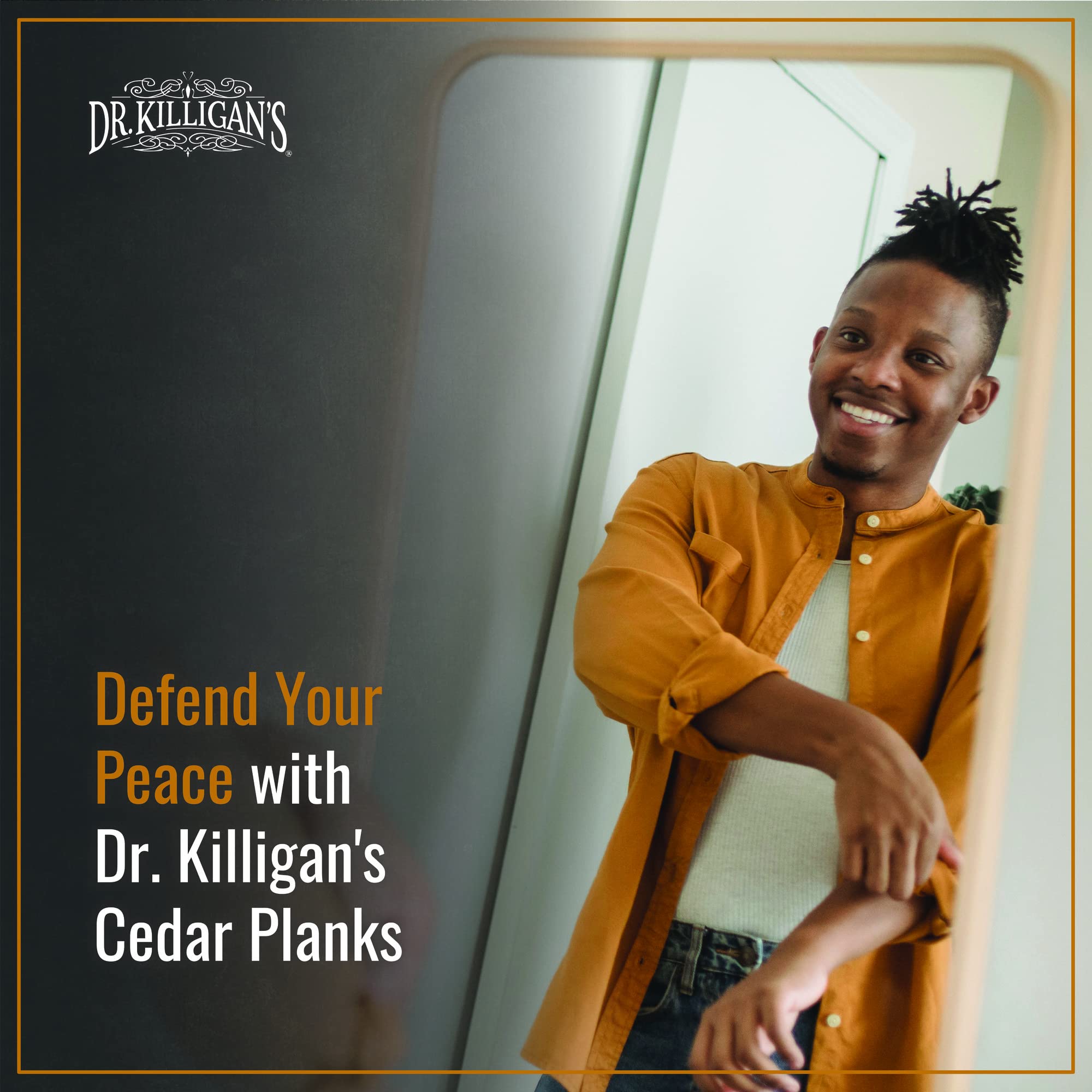 Dr. Killigan's Natural Cedarwood Planks - 10-Pack Cedar Blocks for Clothes Storage & Closet Protection | Moth Repellent Alternative, Drawer Deodorizer | Sustainably Sourced in USA | Includes Free Restoration Spray | Ideal for Wardrobes, Dressers & Storage Boxes