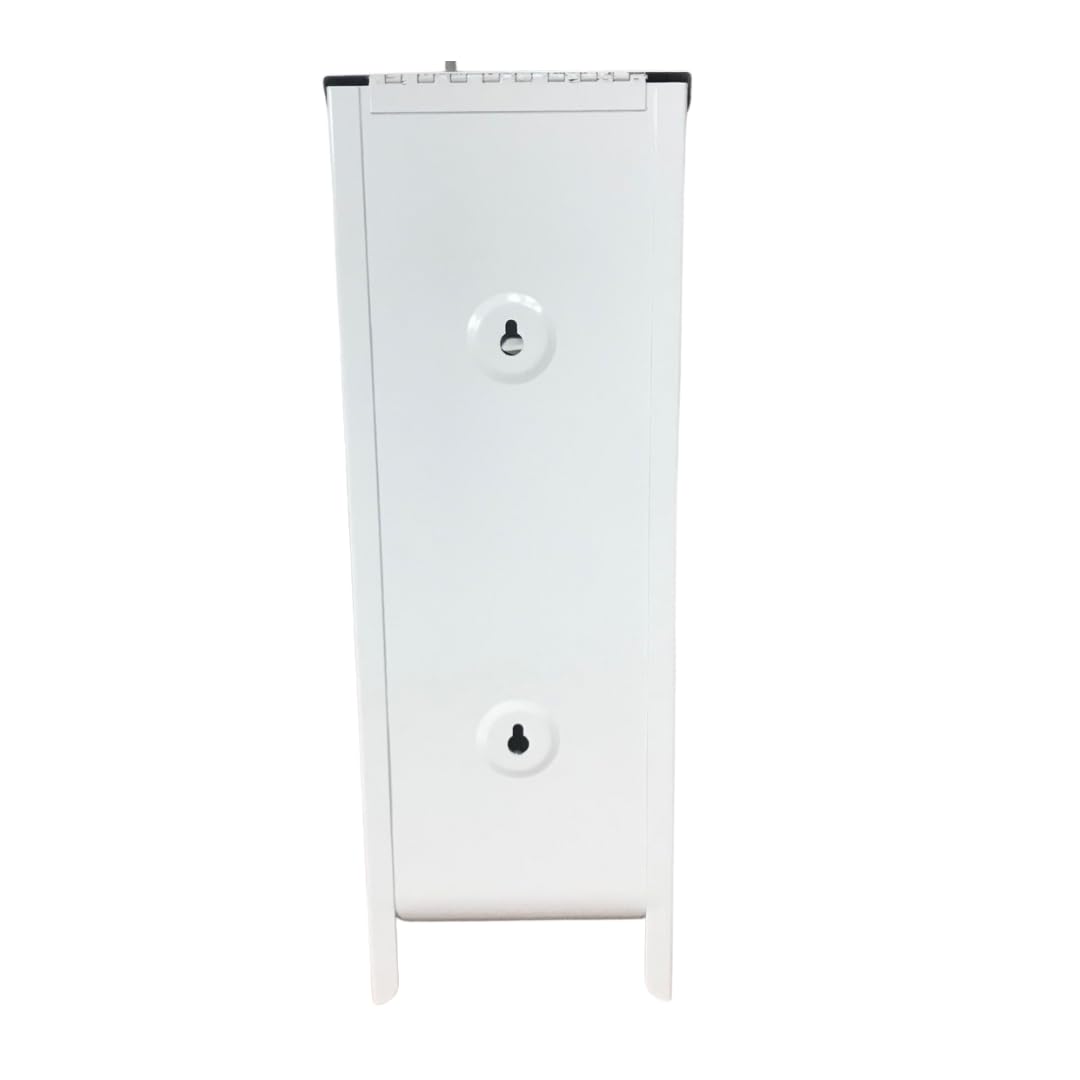 Durable White Steel Dual Tampon and Pad Dispenser - Free Vending Machine for Women's Restroom, Office, and Public Spaces