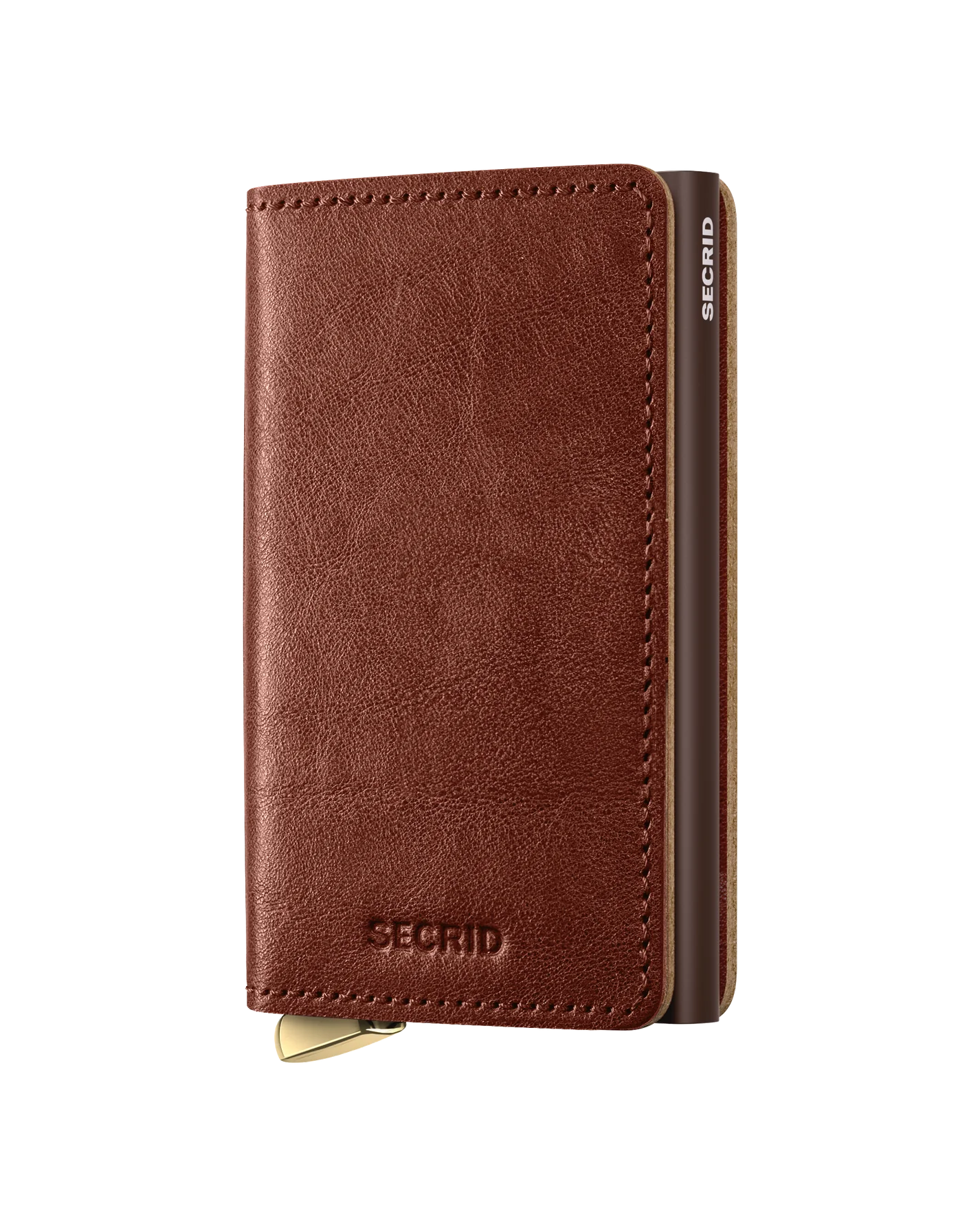 SECRID Premium Slim Wallet for Men - RFID Blocking Leather Card Holder - Basco Whiskey Brown - Perfect for Travel, Business & Everyday Carry