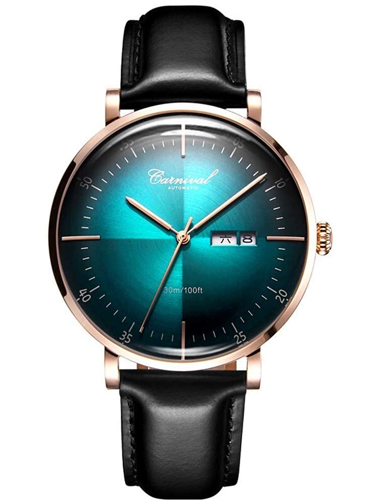 Waterproof Automatic Day Date Luxury Men's Watch - Stylish & Durable for Business, Formal Events & Everyday Wear