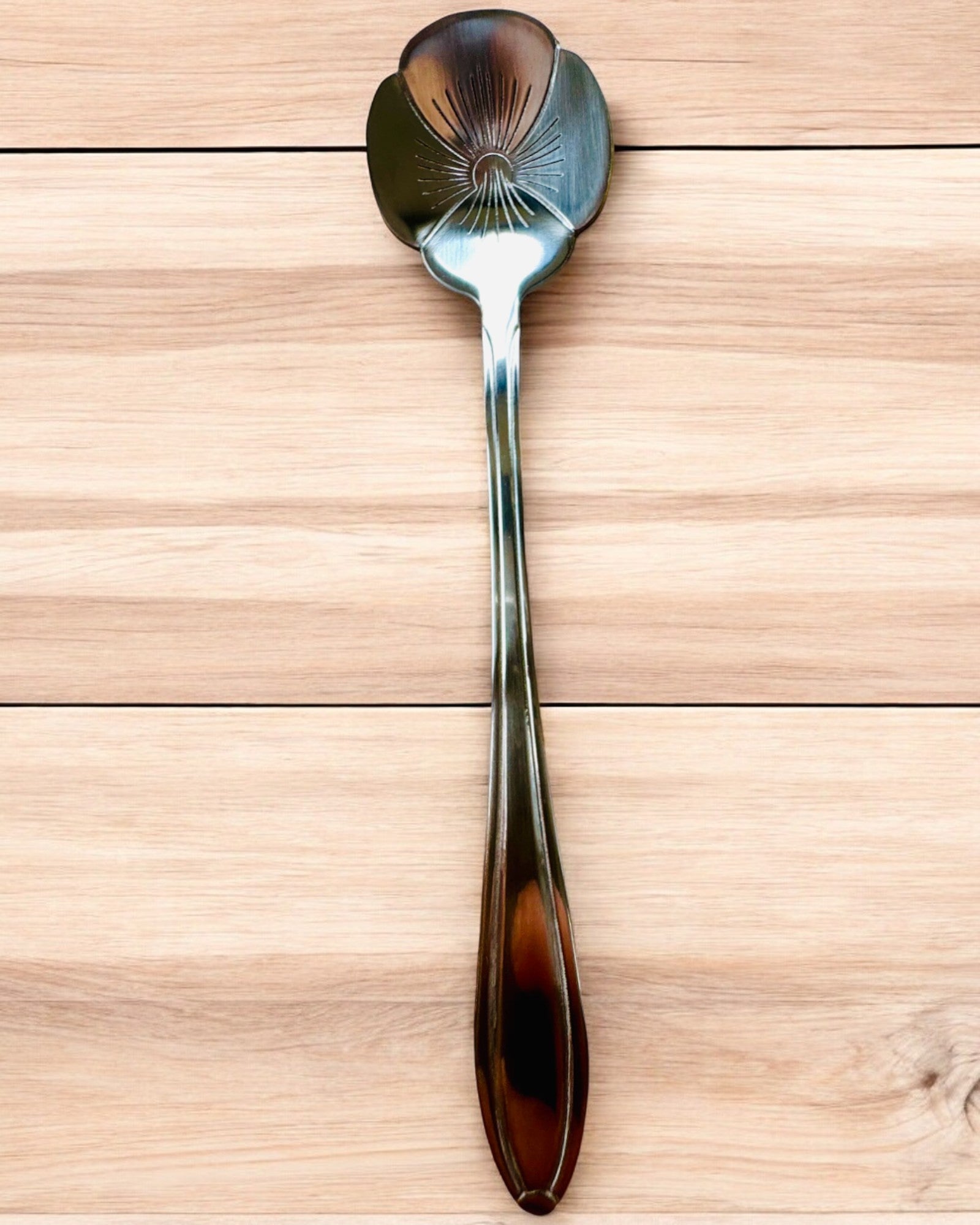 Personalized Engraved Floral Elegance Spoon - 7 Unique Designs for Gifts, Weddings, Anniversaries & Special Occasions