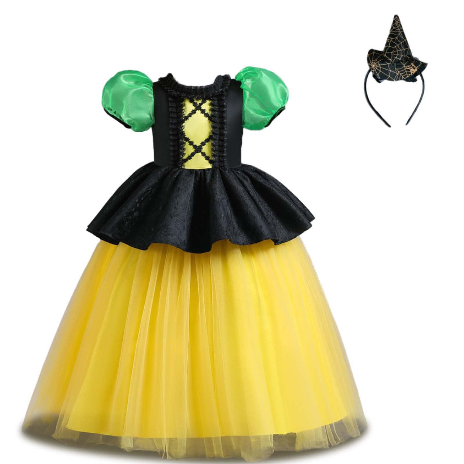 Azrian Girls' Long Dress for Baby & Middle-Aged - Halloween Cosplay & Masquerade Party Costume - Perfect for Dress-Up, Themed Parties & Special Occasions