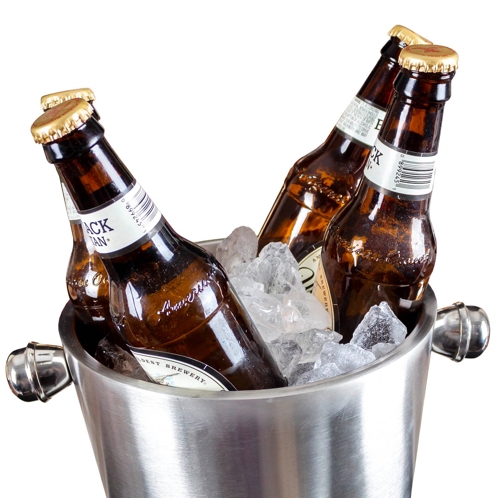 BarConic® Stainless Steel Double Wall Wine Chiller Bucket - 4.5 Quart (4.3L) Insulated Ice Bucket for White & Red Wine, Champagne - Perfect for Parties, Weddings & Outdoor Entertaining