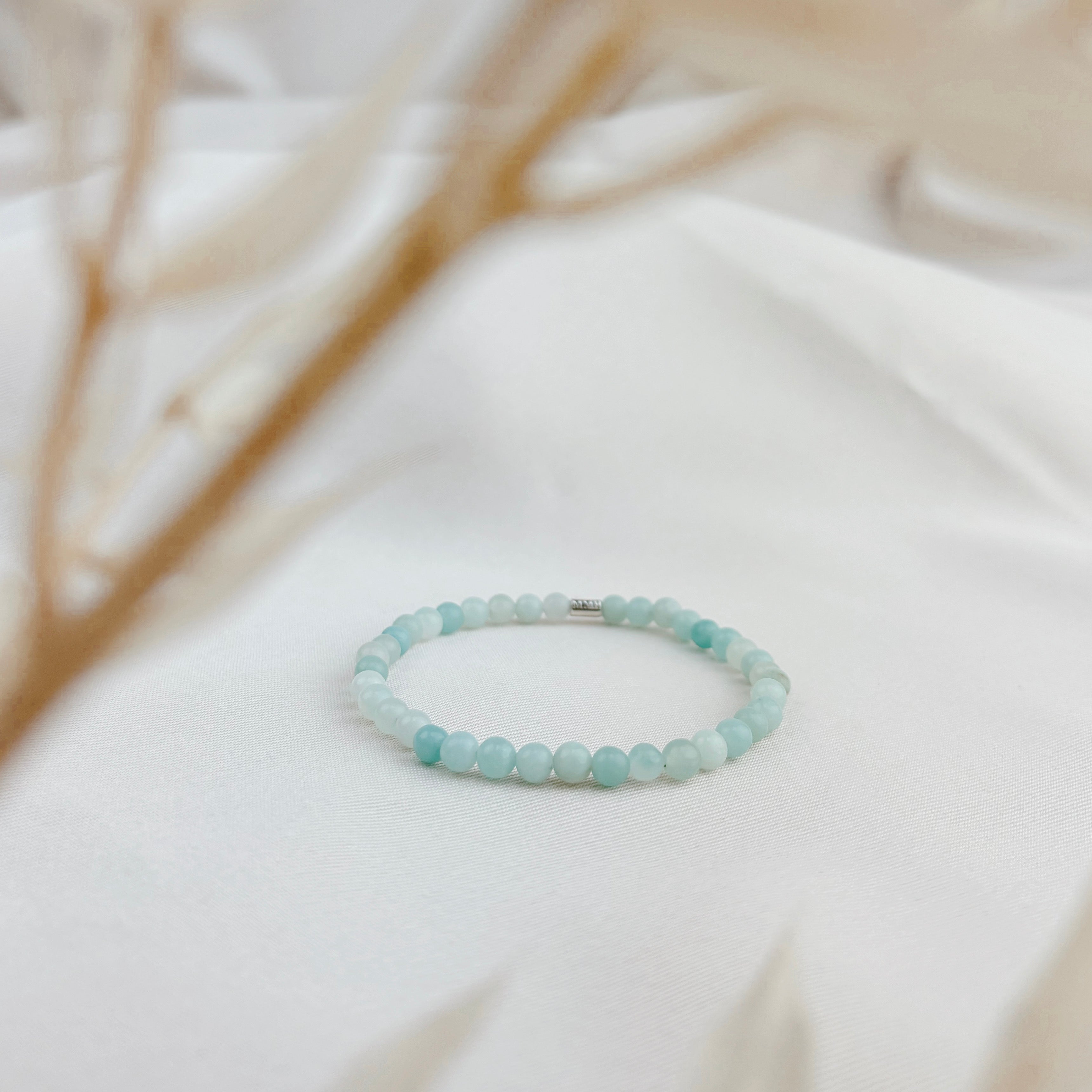 Amazonite Bracelet for Women - Natural Healing Stone Jewelry for Stress Relief & Positive Energy - Perfect for Meditation, Yoga & Spiritual Balance