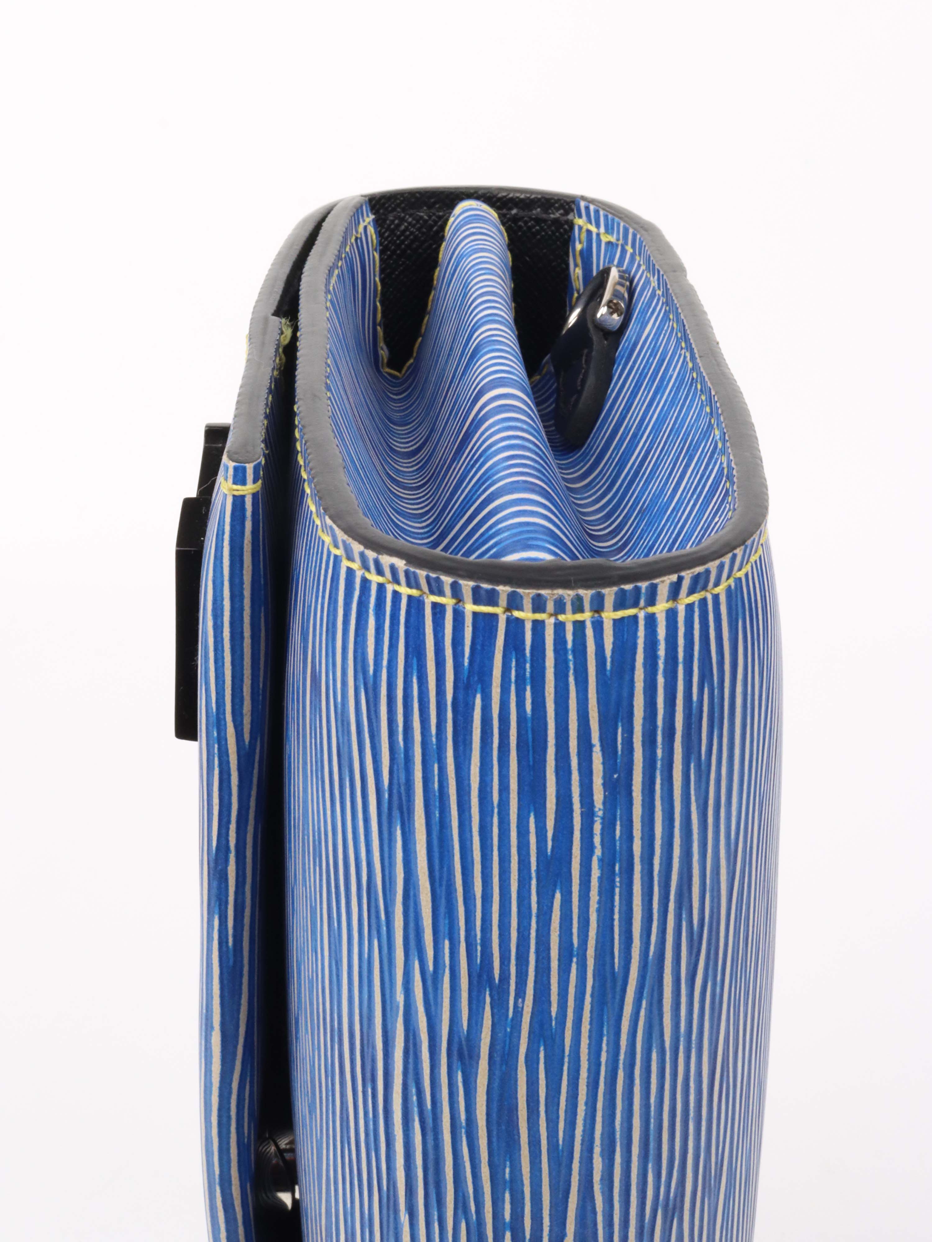 Louis Vuitton Clery Epi Denim Crossbody Bag - Luxury Designer Handbag for Women, Fashionable Blue Denim Purse with Gold-Tone Hardware | Perfect for Work, Travel & Everyday Use