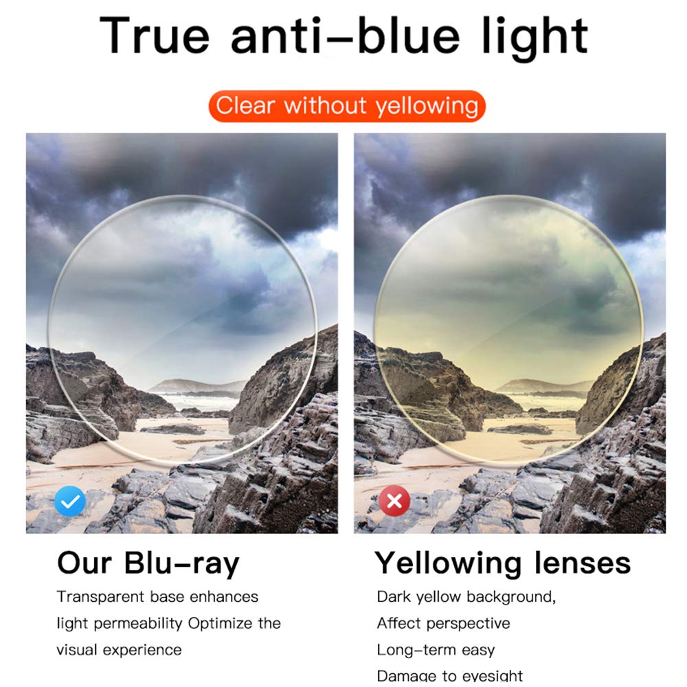 ELFOR Blue Light Blocking Reading Glasses for Women - Spring Hinge, Round Floral Frame, Anti-Glare - Perfect for Computer Work, Reading & Screen Time