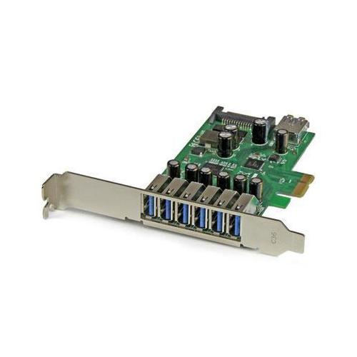 7-Port PCIe USB 3.0 Expansion Card - High Speed Data Transfer Hub for PC, Laptop - Perfect for Gaming, VR, External Storage & Multiple Device Connections