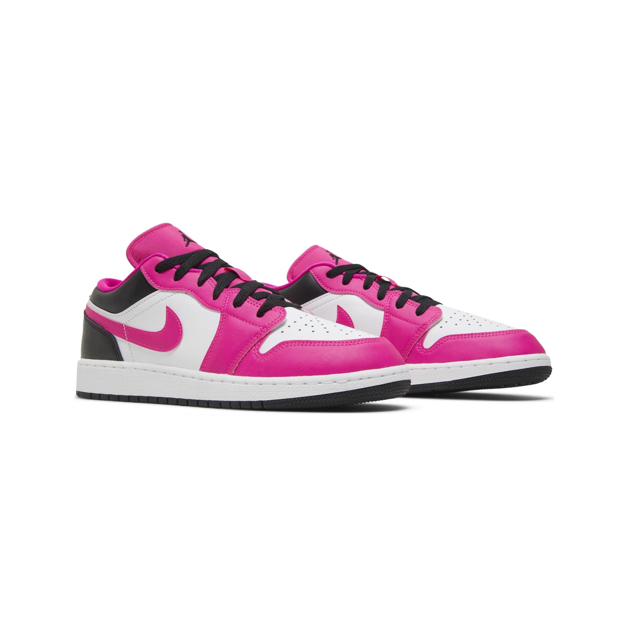 Air Jordan 1 Low 'Fierce Pink' GS Sneakers for Girls (2023) - Trendy Pink Basketball Shoes for School, Sports & Casual Wear