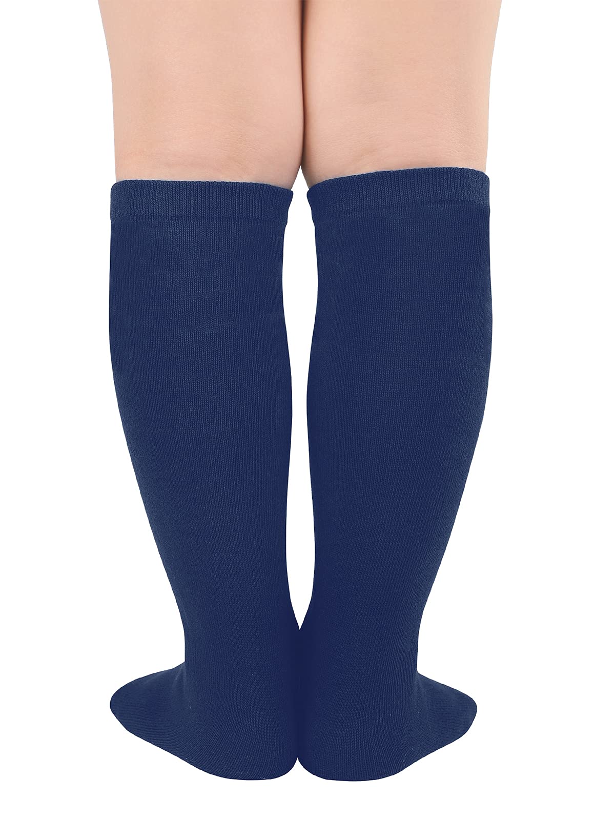 Century Star Kids Knee High Soccer Socks - Cotton Sports Tube Socks for Boys & Girls - Perfect for Soccer Games, School Uniforms & Athletic Activities