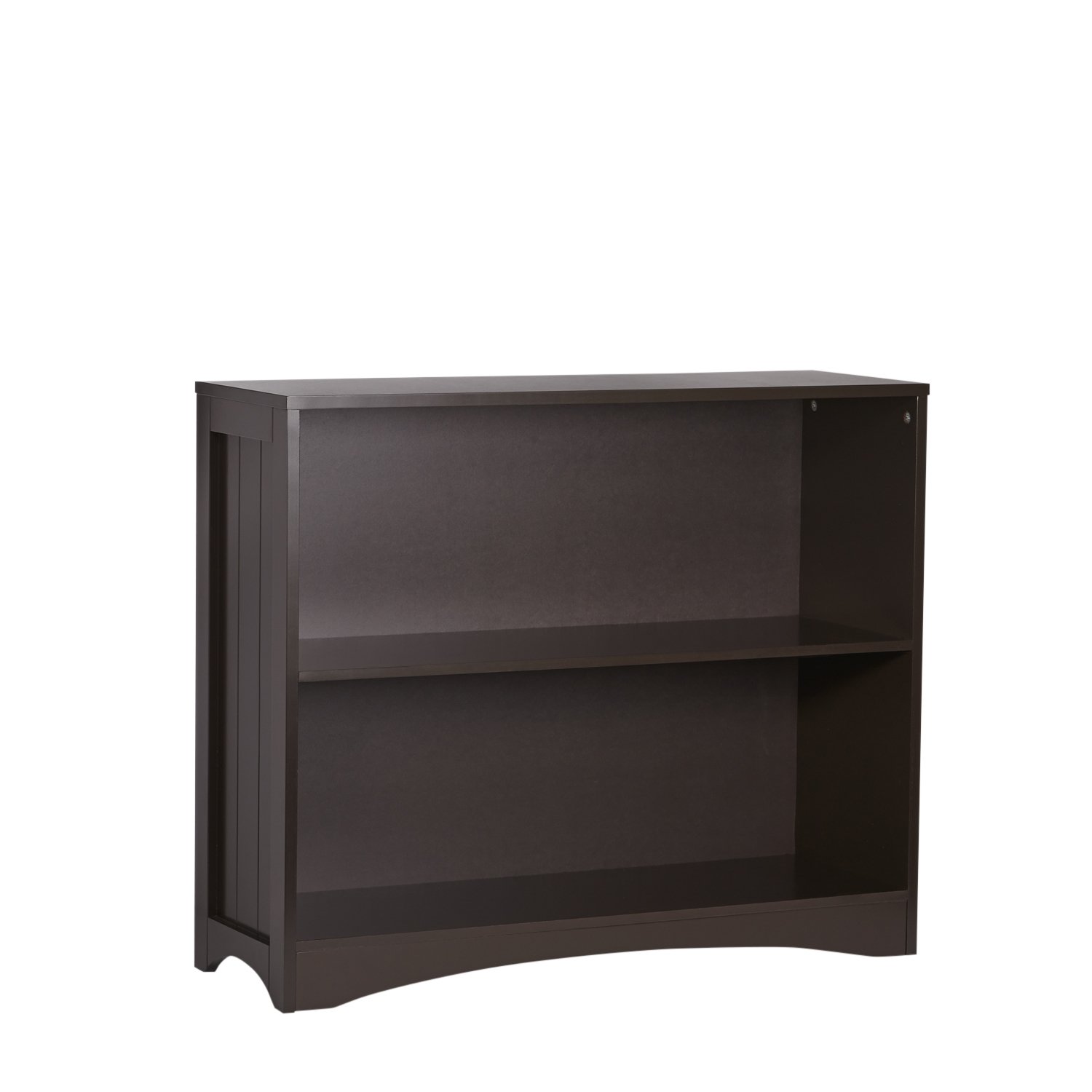 RiverRidge 5-Shelf Horizontal Bookcase in Espresso Finish - Stylish Wooden Bookshelf for Living Room, Office, or Bedroom Storage & Organization