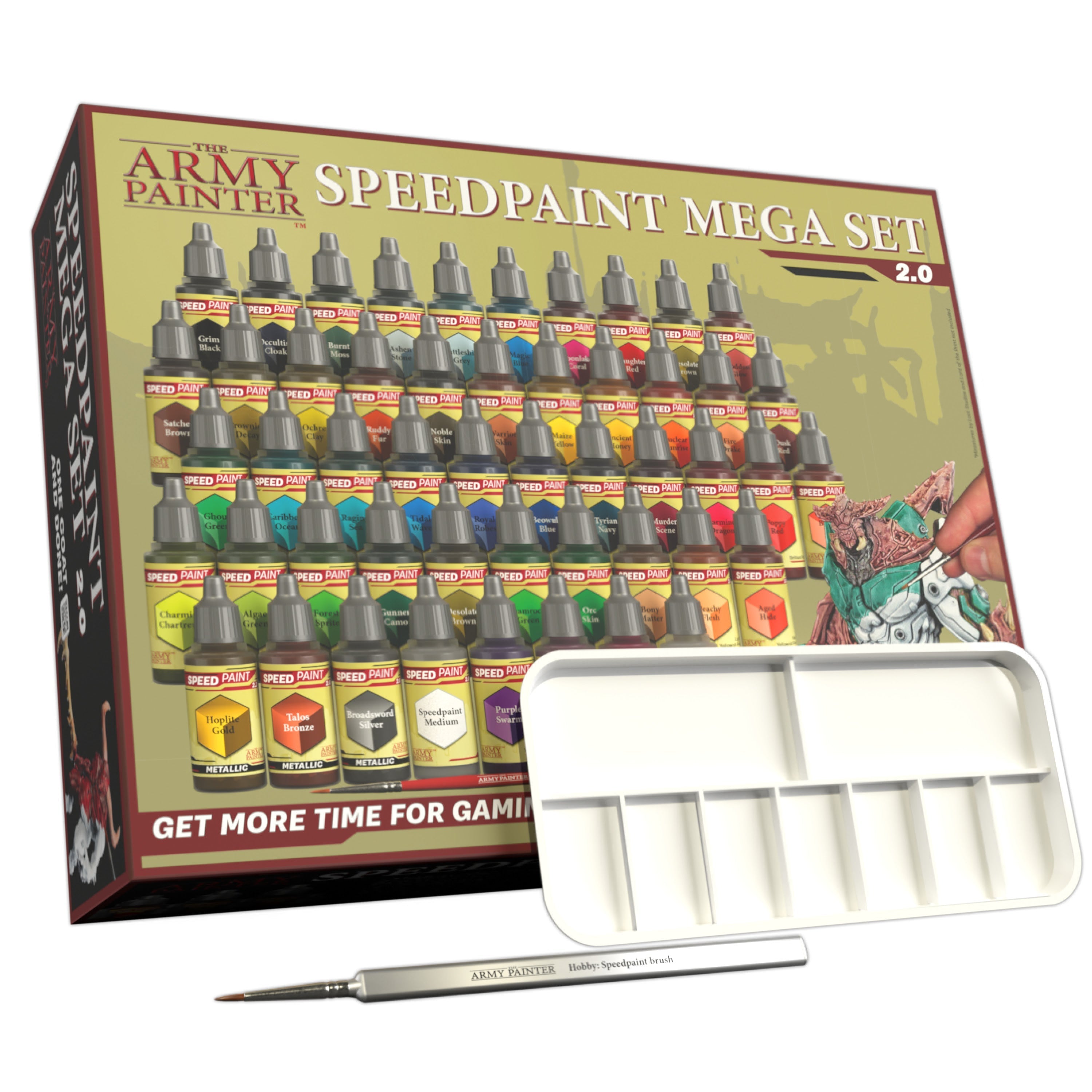 Speedpaint Mega Set 2.0 - Professional Acrylic Paint Kit for Artists (60 Colors) - Perfect for Canvas Painting, DIY Crafts & Home Decor Projects
