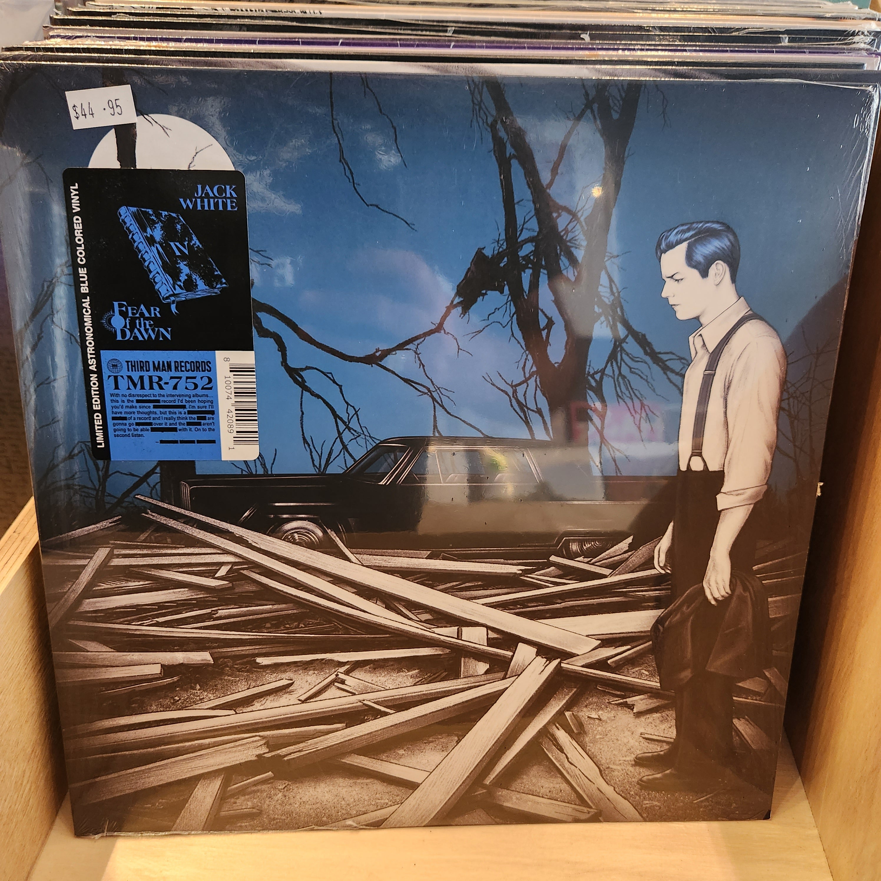 Jack White - Fear of the Dawn Limited Edition Colored Vinyl LP Record | Alternative Rock Music for Home Listening & Vinyl Collectors