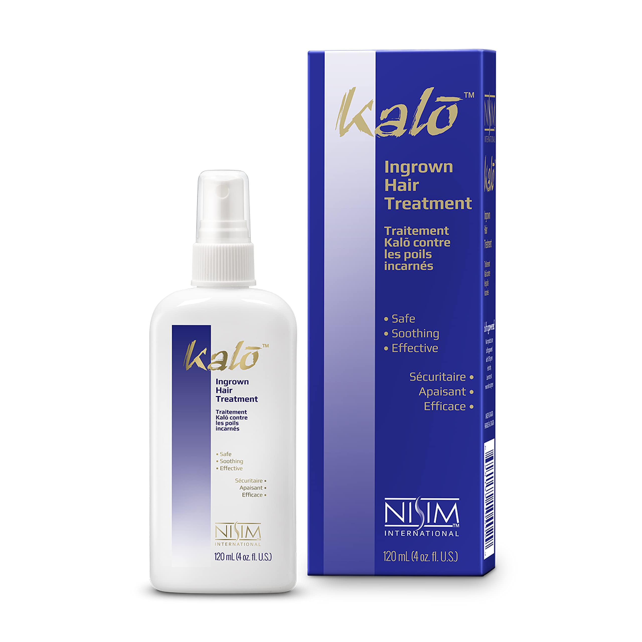 NISIM Kalo Ingrown Hair Treatment - 4 Oz | Fast-Acting Solution for Razor Bumps & Ingrown Hairs | Perfect for Post-Shave & Waxing Care