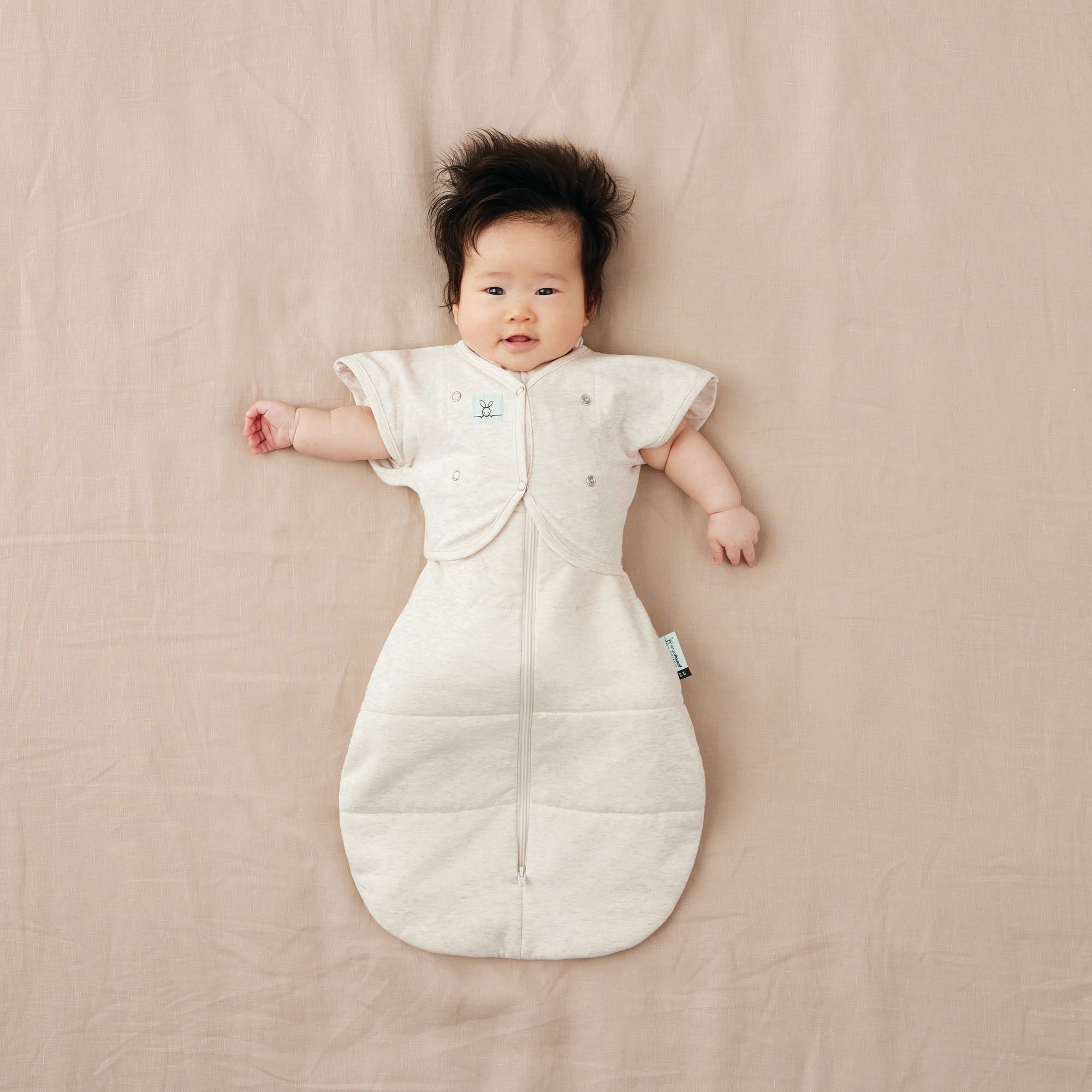 ergoPouch Butterfly Cardi Swaddle 0.2 TOG - Lightweight Baby Wrap for Newborns - Perfect for Nursery, Daycare & On-the-Go Comfort
