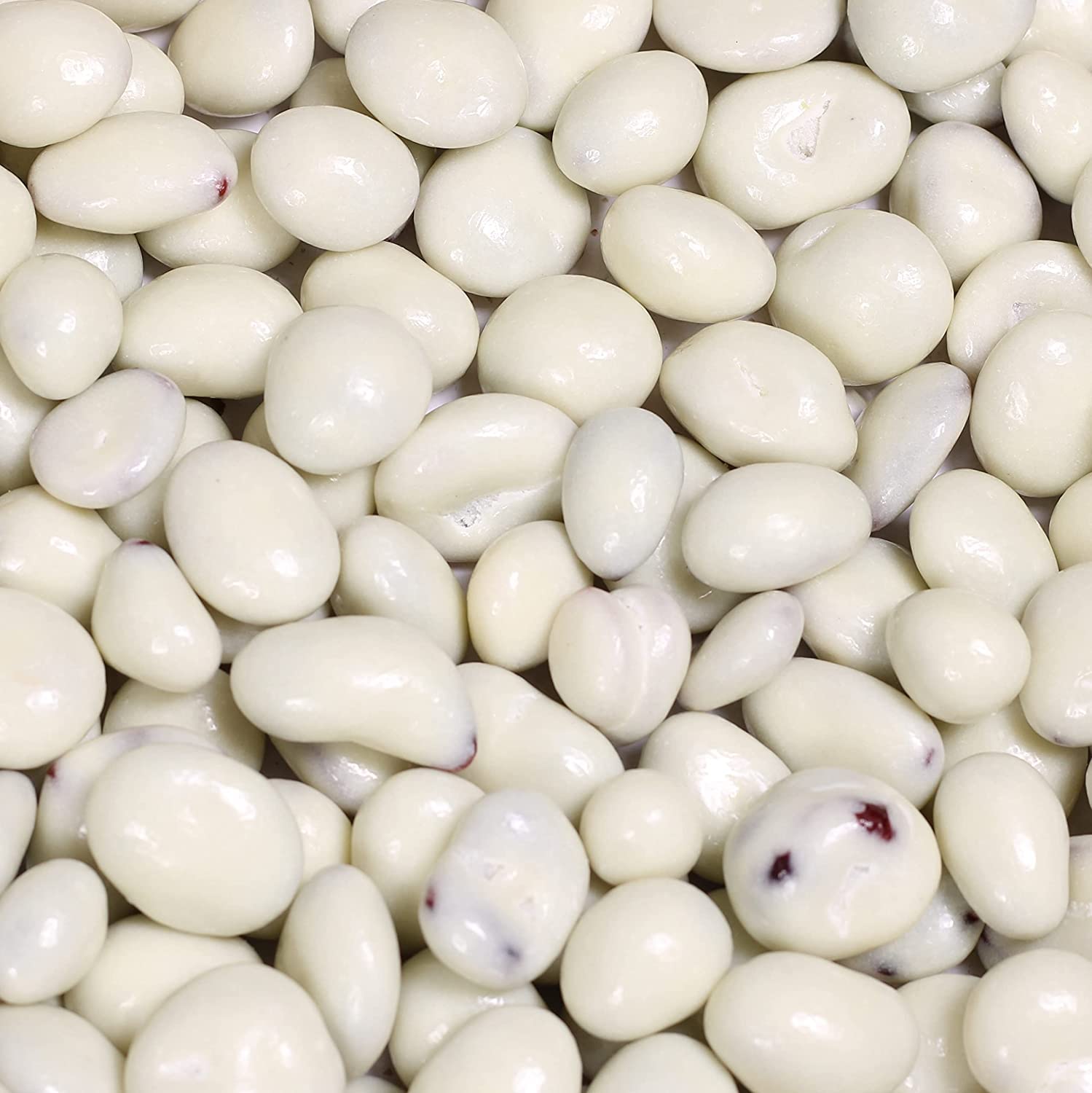 Gourmet White Chocolate Covered Cranberries 10 lbs Bulk Bag | Healthy Kosher Dairy Snacks | USA Made White Milk Chocolate Coated Dried Fruit for Baking, Gifts & Party Favors