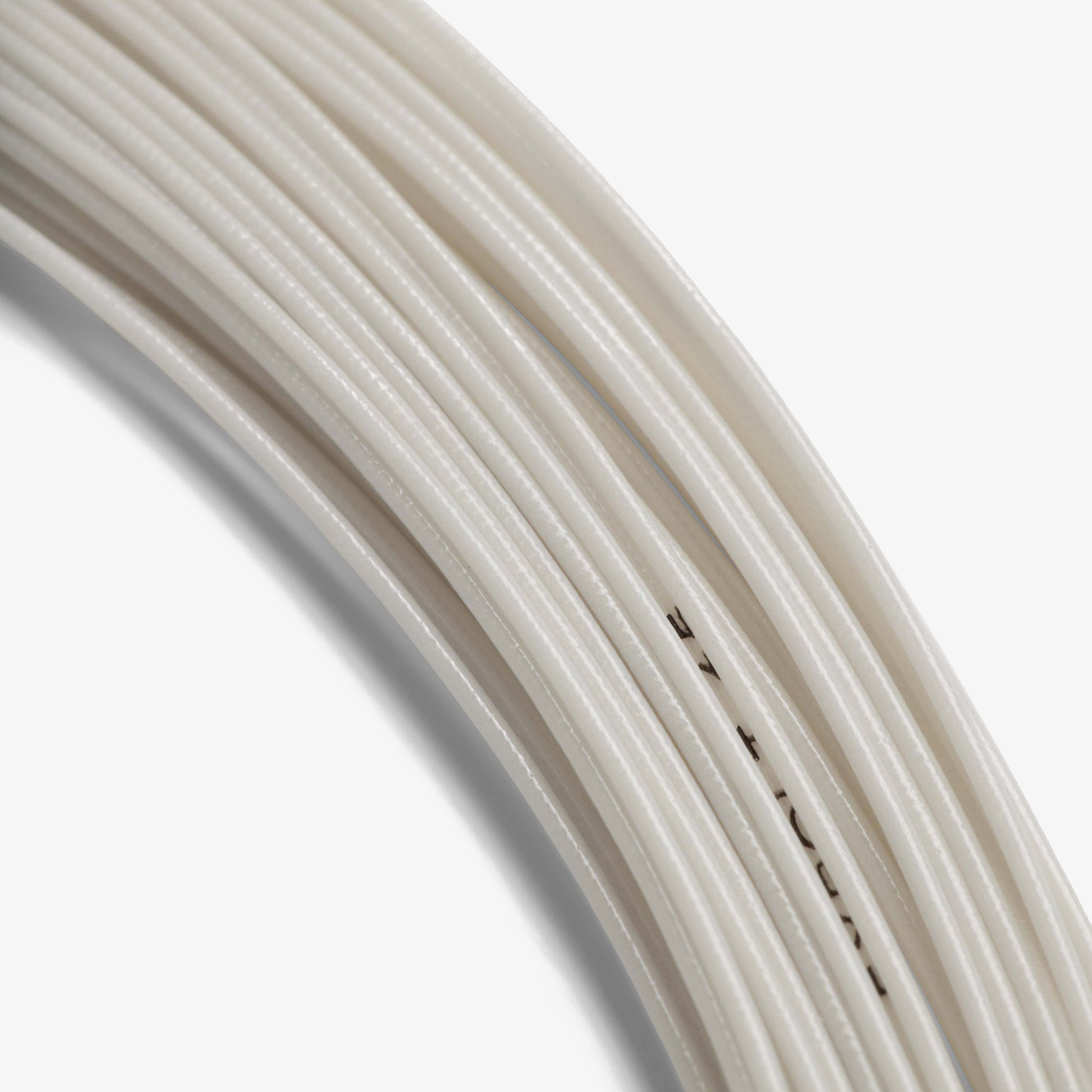 Yonex Exbolt 65 200m White Badminton String - High Performance Racket String for Professional Players - Perfect for Tournaments & Training Sessions