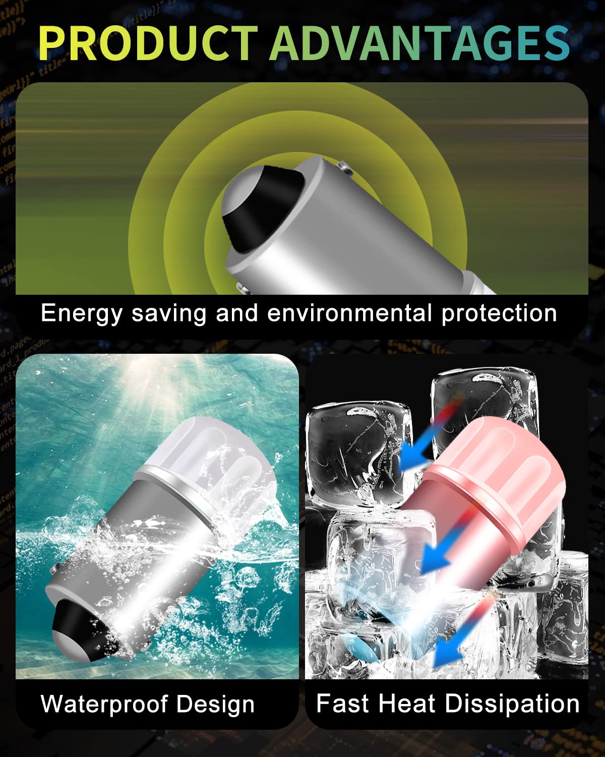 BA9S LED Car Bulbs - BA9 53 37 1895 1891 LED Bulb Pink (Pack of 10) - Super Bright Interior Lights for Car License Plate, Side Marker, Dome Lights - Perfect for Night Driving & Vehicle Customization