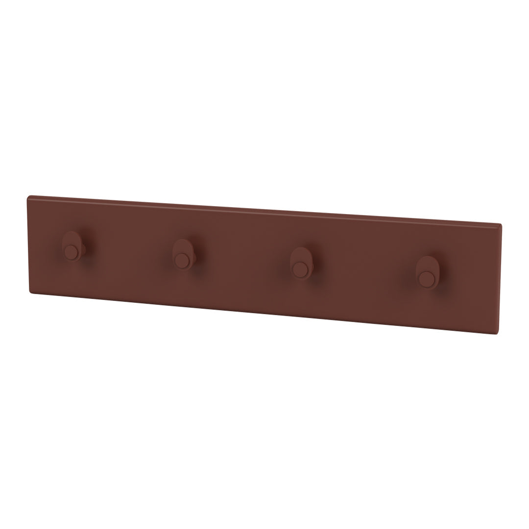 K812 Wall Mounted Coat Rack with 4 Hooks - Space Saving Entryway Organizer for Hats, Jackets & Bags