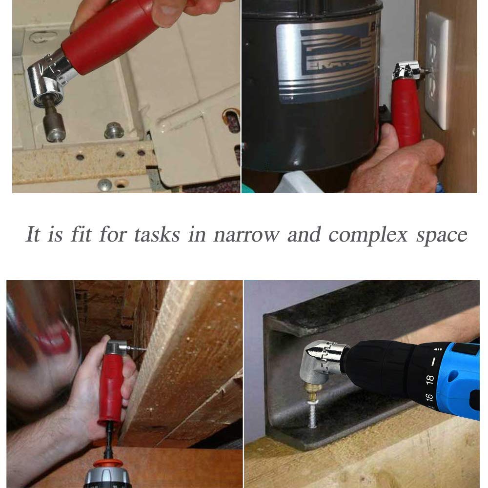 105 Degree Right Angle Drill Attachment - 1/4