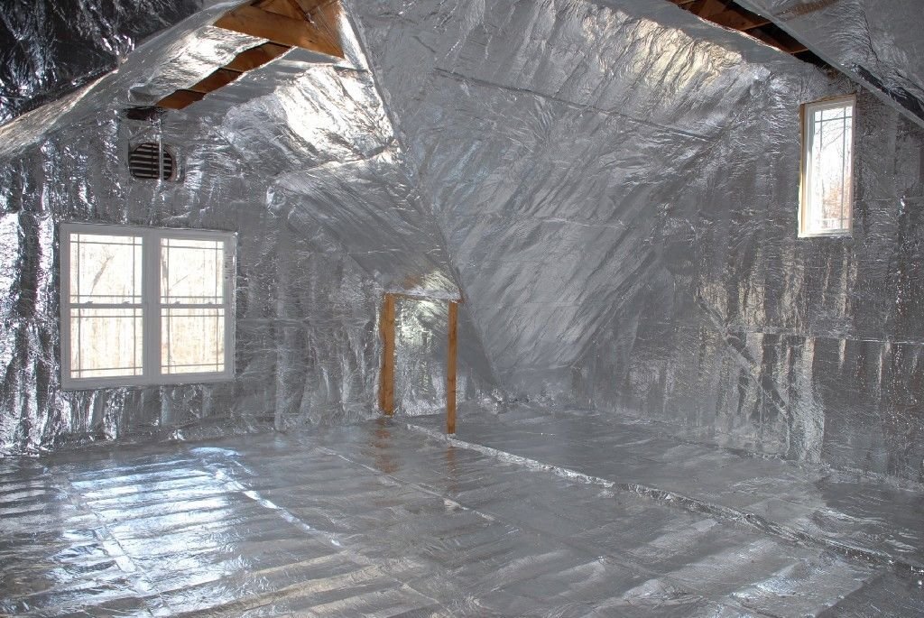 500sqft 4x125 Pure Aluminum Perforated Radiant Barrier Double Sided Attic Foil Insulation - Heat Reflective Foil for Attic, Roof & Garage - Energy Efficient Home Insulation Solution for Summer & Winter