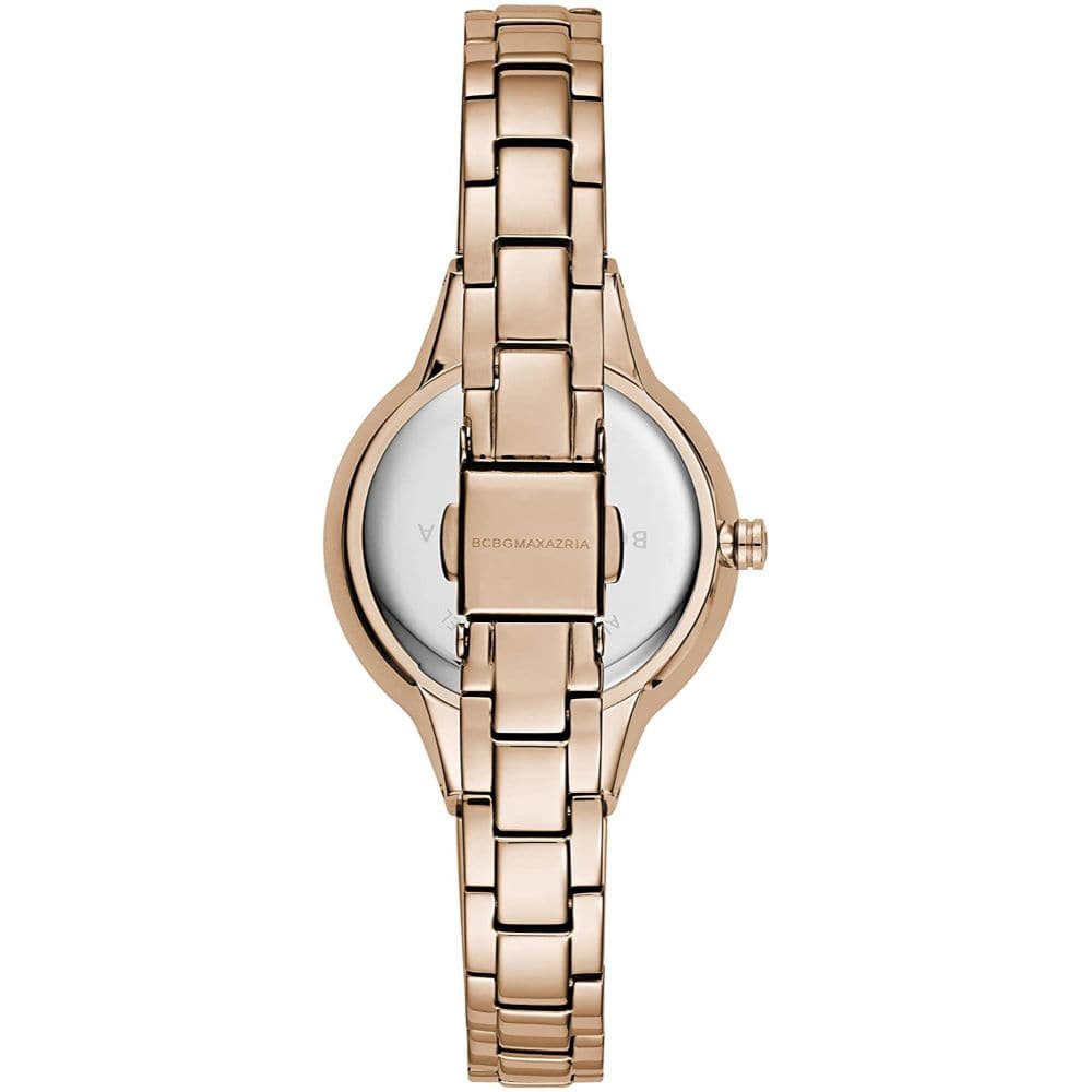 BCBGMAXAZRIA BG50667003 Women's Fashion Watch - Elegant Stainless Steel Bracelet, Water Resistant, Perfect for Office, Party & Everyday Wear