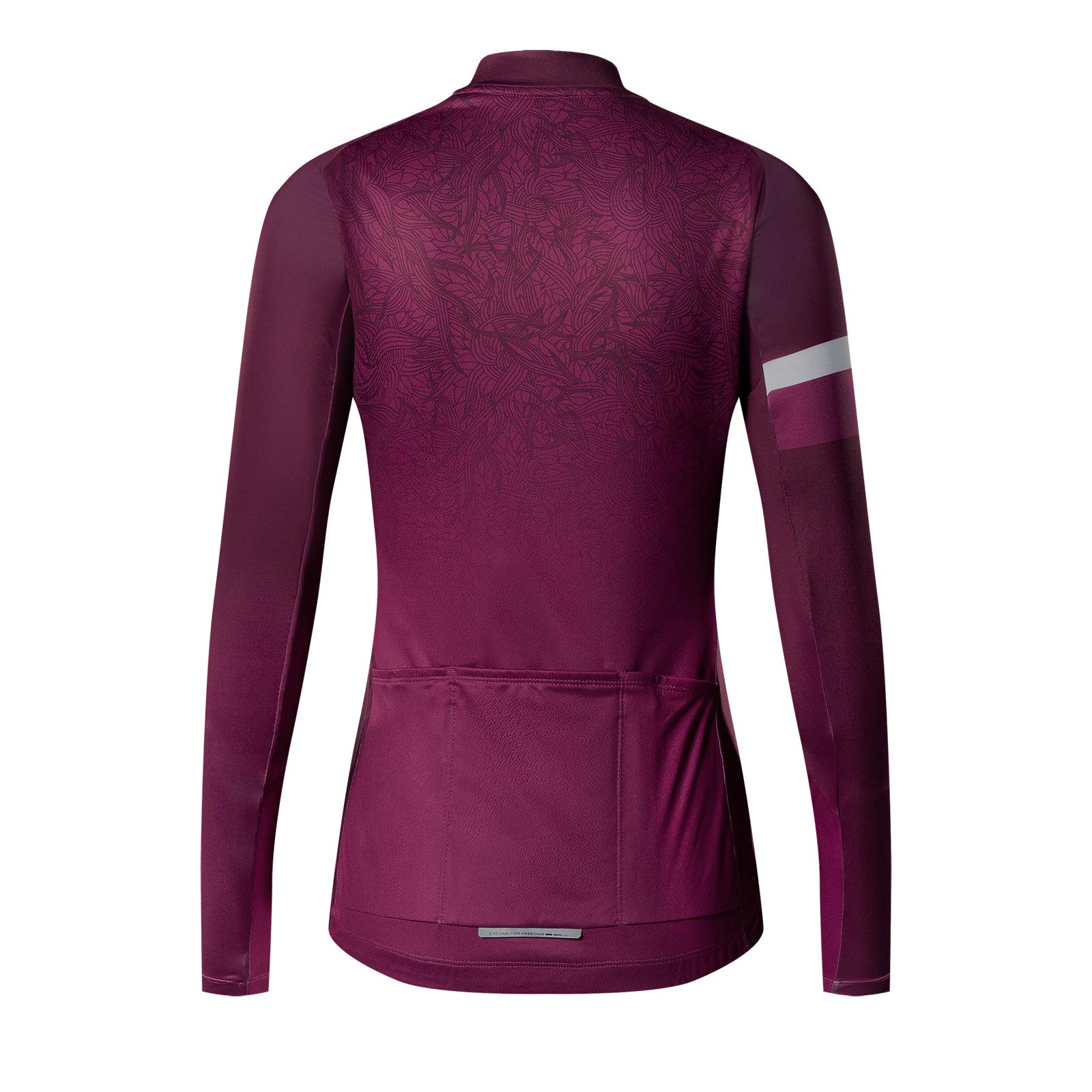 **Santic Women's Long Sleeve Cycling Jersey - Breathable Bike Shirt with Pockets for Road & Mountain Biking - Perfect for Commuting, Training & Outdoor Sports**