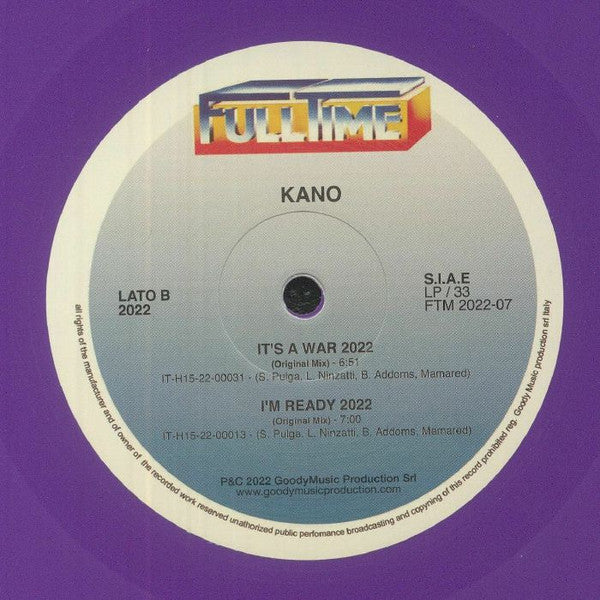 Kano - It's A War (Purple Disco Machine & Lorenz Rhode Remix) 12