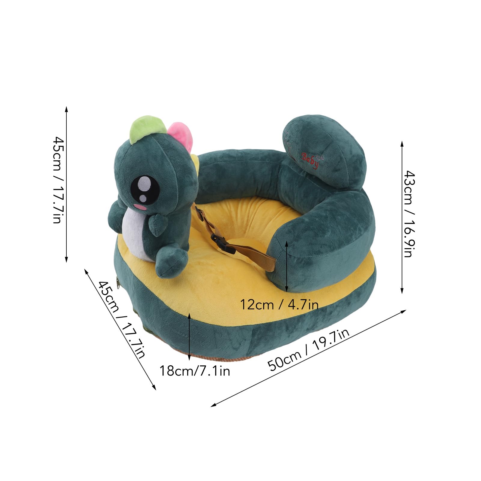 **Baby Support Sofa - Adjustable Angle, Anti-Slip Base, Portable & Stable for Infants - Perfect for Home, Nursery, or Travel Use**