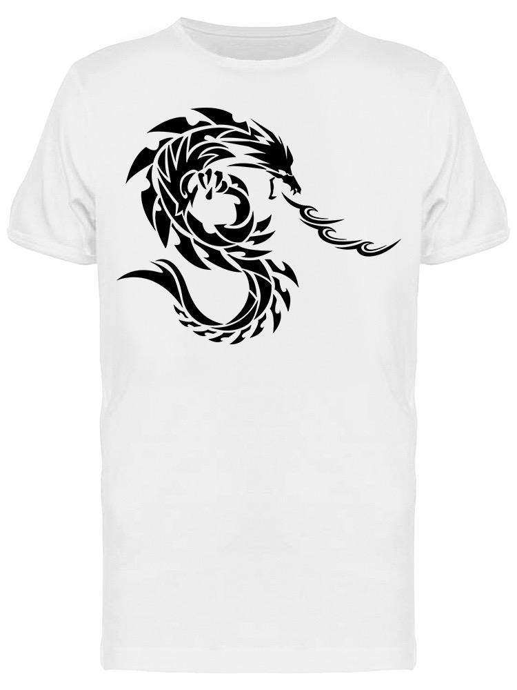Tribal Dragon Graphic T-Shirt for Men - Stylish & Comfortable Cotton Tee for Casual Wear, Street Fashion & Everyday Outfits