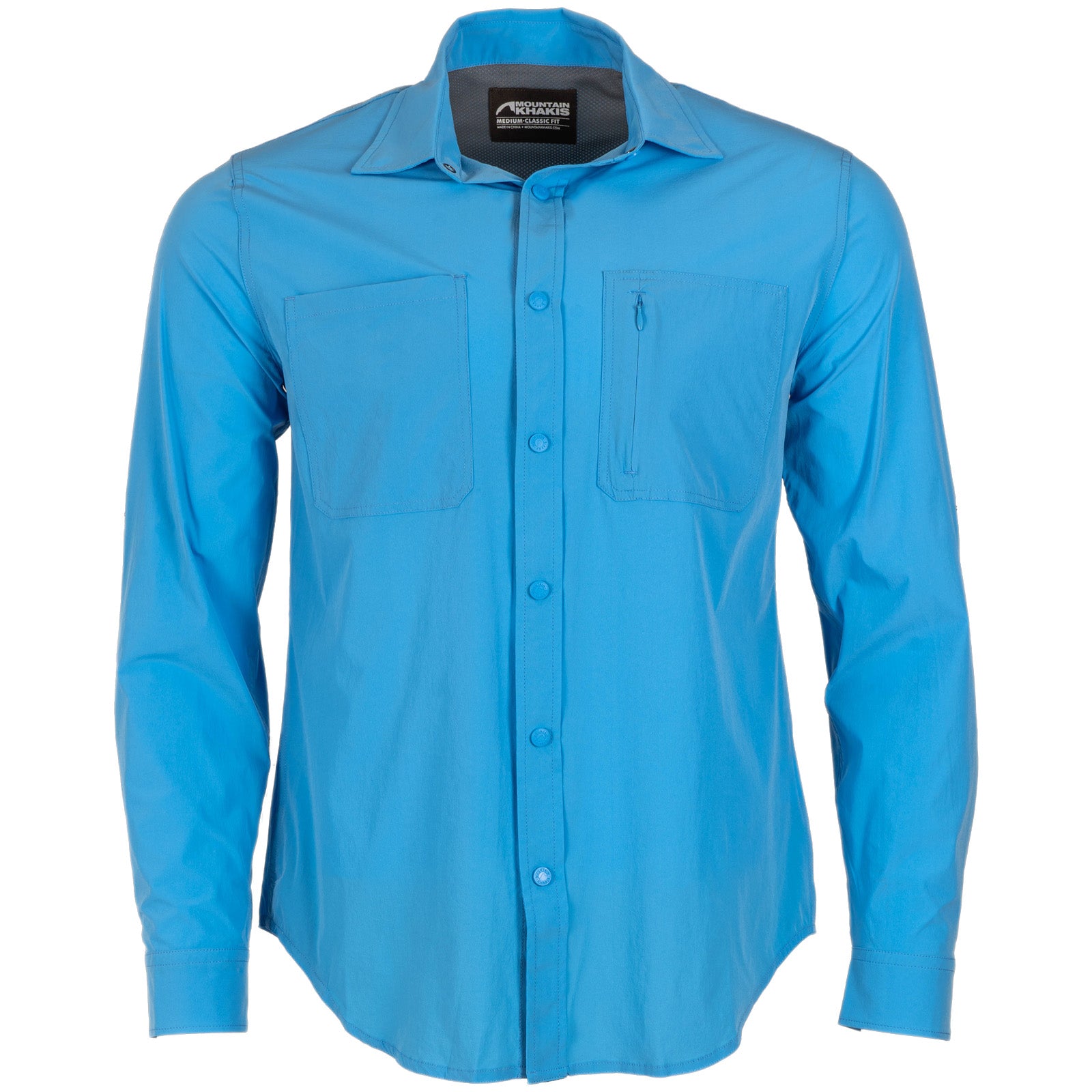 Rivers Long Sleeve Woven Shirt for Men - Comfortable Casual Button Down Shirt for Outdoor, Work & Travel | Breathable & Stylish
