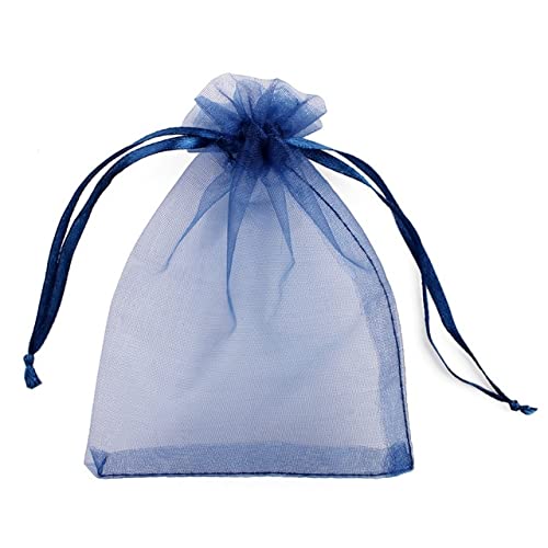 100 Pieces Colorful Transparent Gauze Gift Bags 9x12cm - Perfect for Party Favors, Wedding Decorations & Small Gift Wrapping