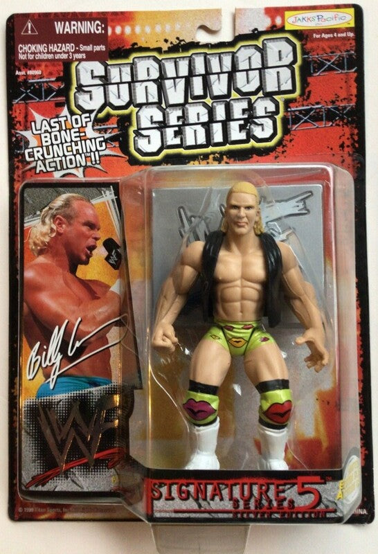 1999 WWF Jakks Pacific Signature Series 5 Silver Edition Billy Gunn Wrestling Action Figure - Collectible Toy for WWE Fans & Nostalgic Memorabilia - Perfect for Display, Gifts, and Wrestling Enthusiasts