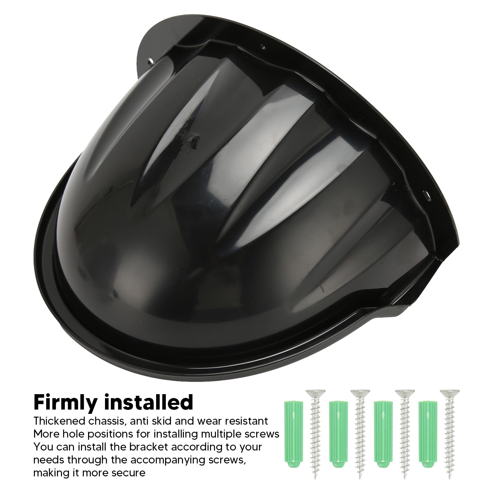 Universal ABS Plastic Weatherproof Security Camera Cover - Sun & Rain Shade Dome for Outdoor/Indoor Surveillance Cameras (Black) | Perfect for Home Security, Office Monitoring & Weather Protection