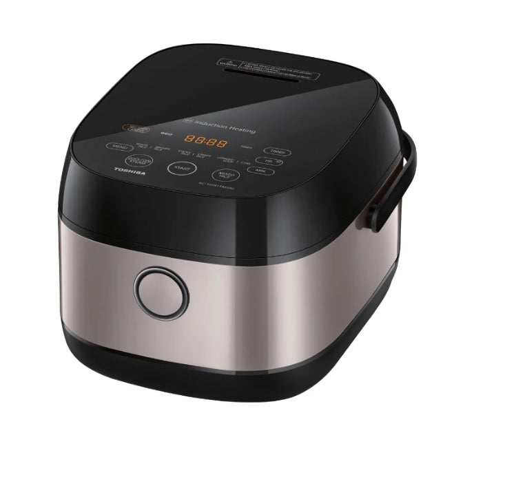 Toshiba 1.0L Rice Cooker RC 10IH1TAU(N) - Compact Electric Rice Maker with Non-Stick Pot, Perfect for Small Kitchens & Dorm Rooms