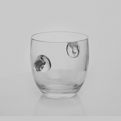 Bar Lux 2.1 Quart Clear Plastic Ice Bucket & Champagne Cooler - 8.75