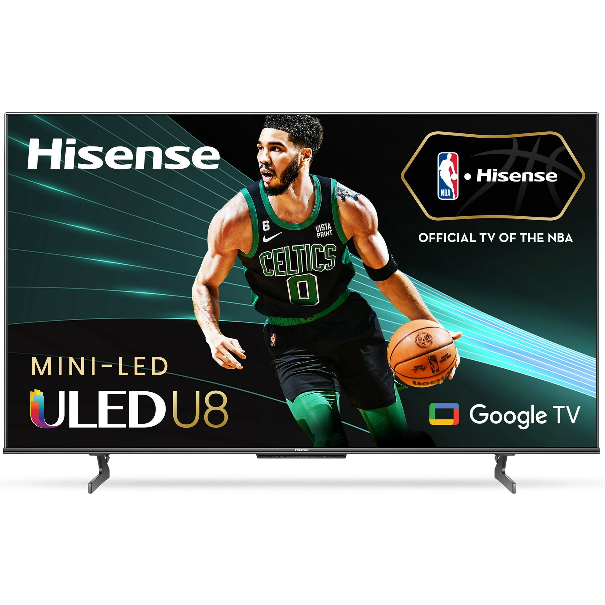 Hisense 55U8H 55-Inch U8H Series Quantum Dot ULED 4K UHD Smart Google TV with Dolby Vision HDR - Premium Home Theater Experience for Streaming, Gaming & Movie Nights