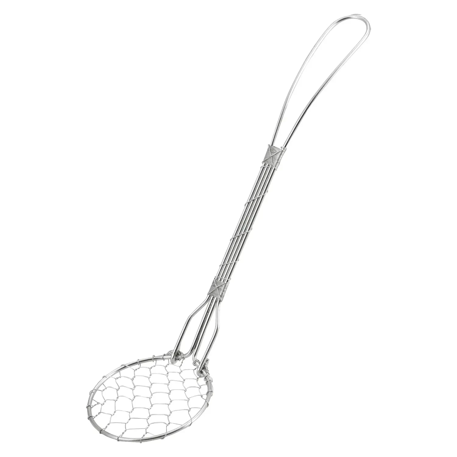 Premium Stainless Steel Tofu Skimmer - Durable Kitchen Strainer for Tofu, Dumplings & More - Perfect for Asian Cooking, Hot Pot & Soup Making
