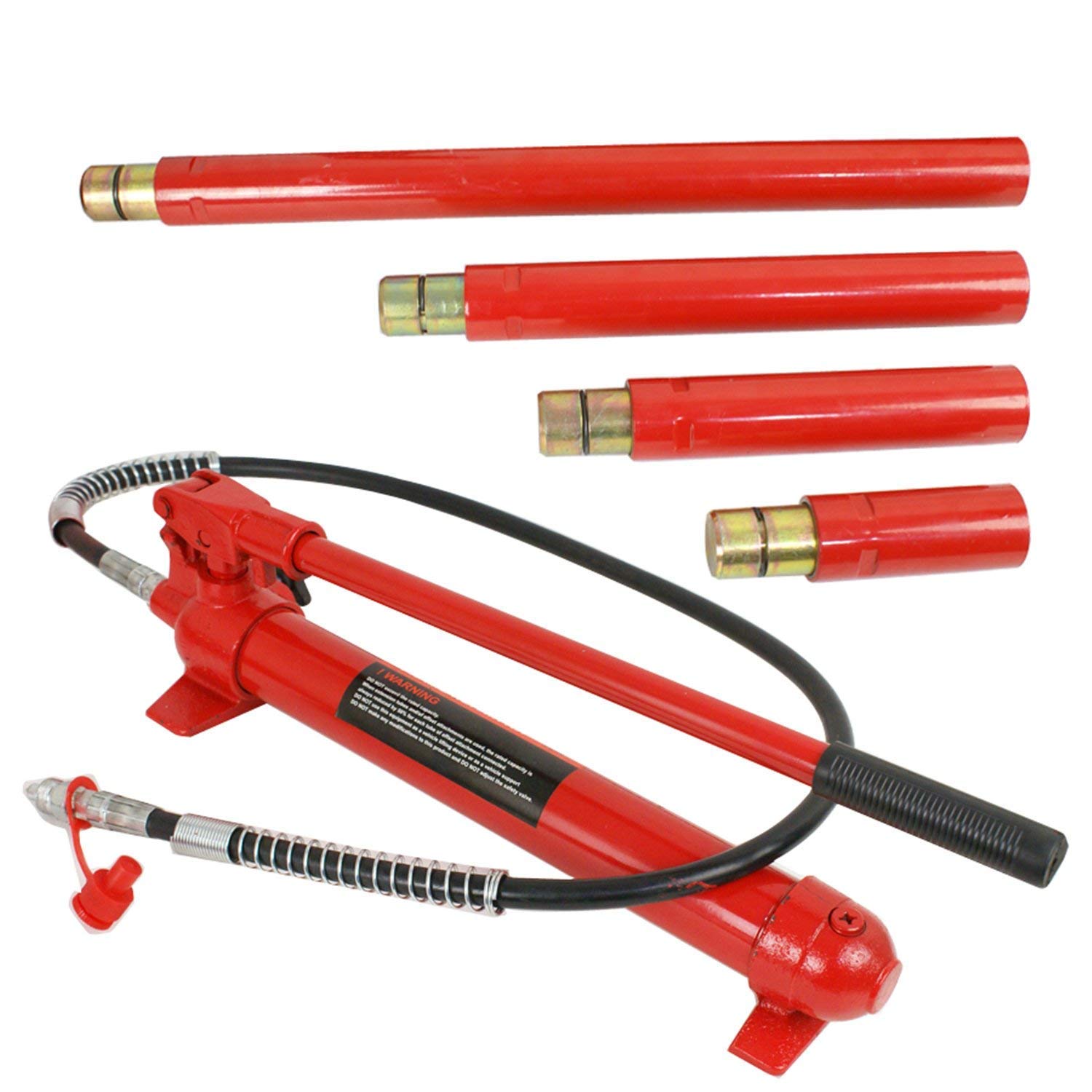 10 Ton Hydraulic Jack Body Frame Repair Kit - Heavy Duty Auto Shop Tool Lift Ram for Car Frame Straightening & Collision Repair - Perfect for Mechanics & DIY Auto Body Work