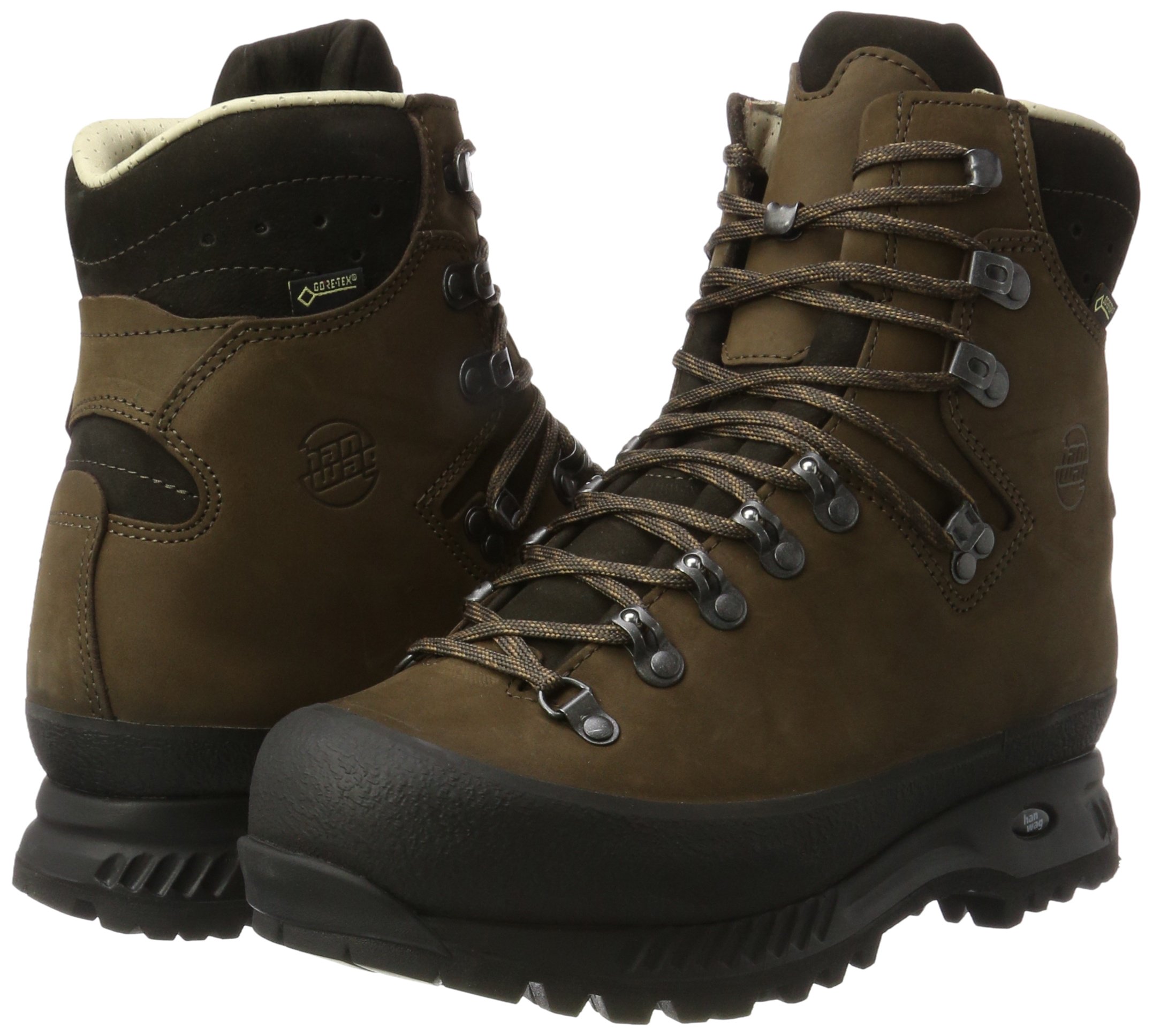 Hanwag Men's Alaska Wide GTX Hiking Boots - Waterproof Trekking & Hiking Shoes for Outdoor Adventures - Perfect for Mountain Climbing, Backpacking & Trail Walking