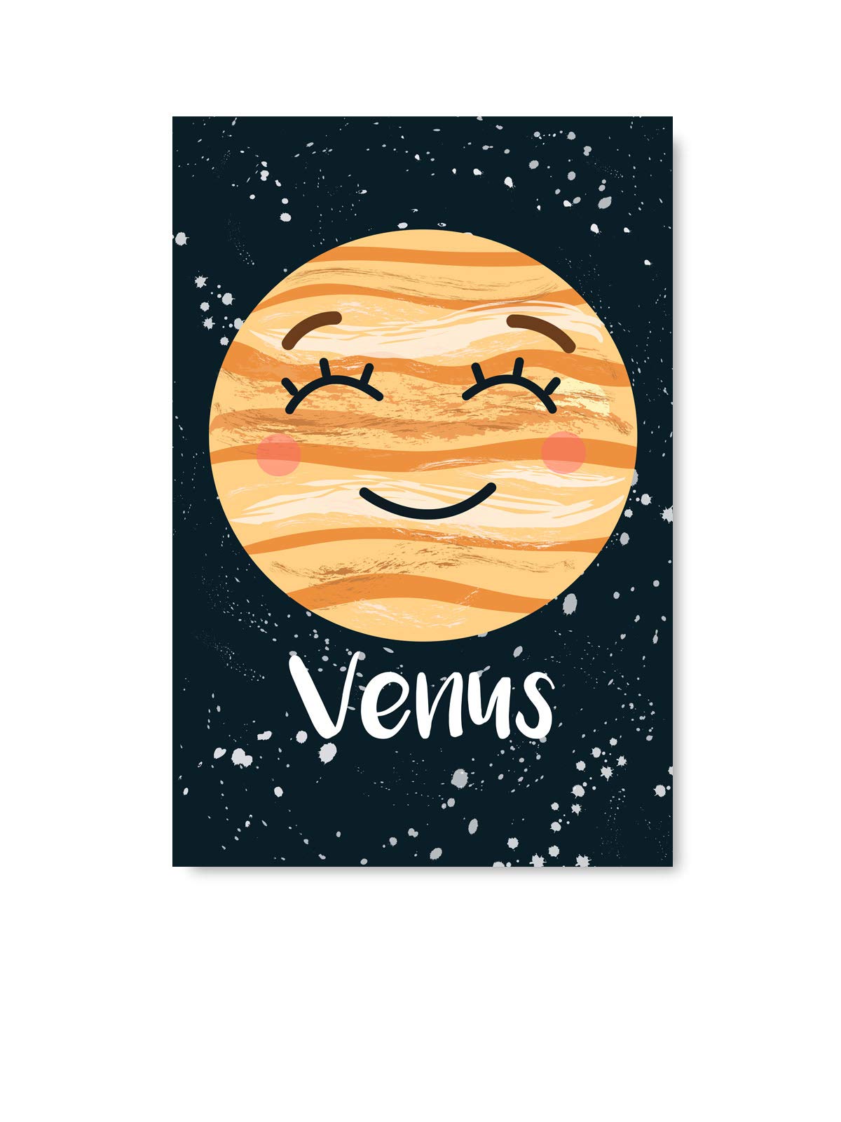 Funny Ugly Christmas Sweater Planets Poster - 19